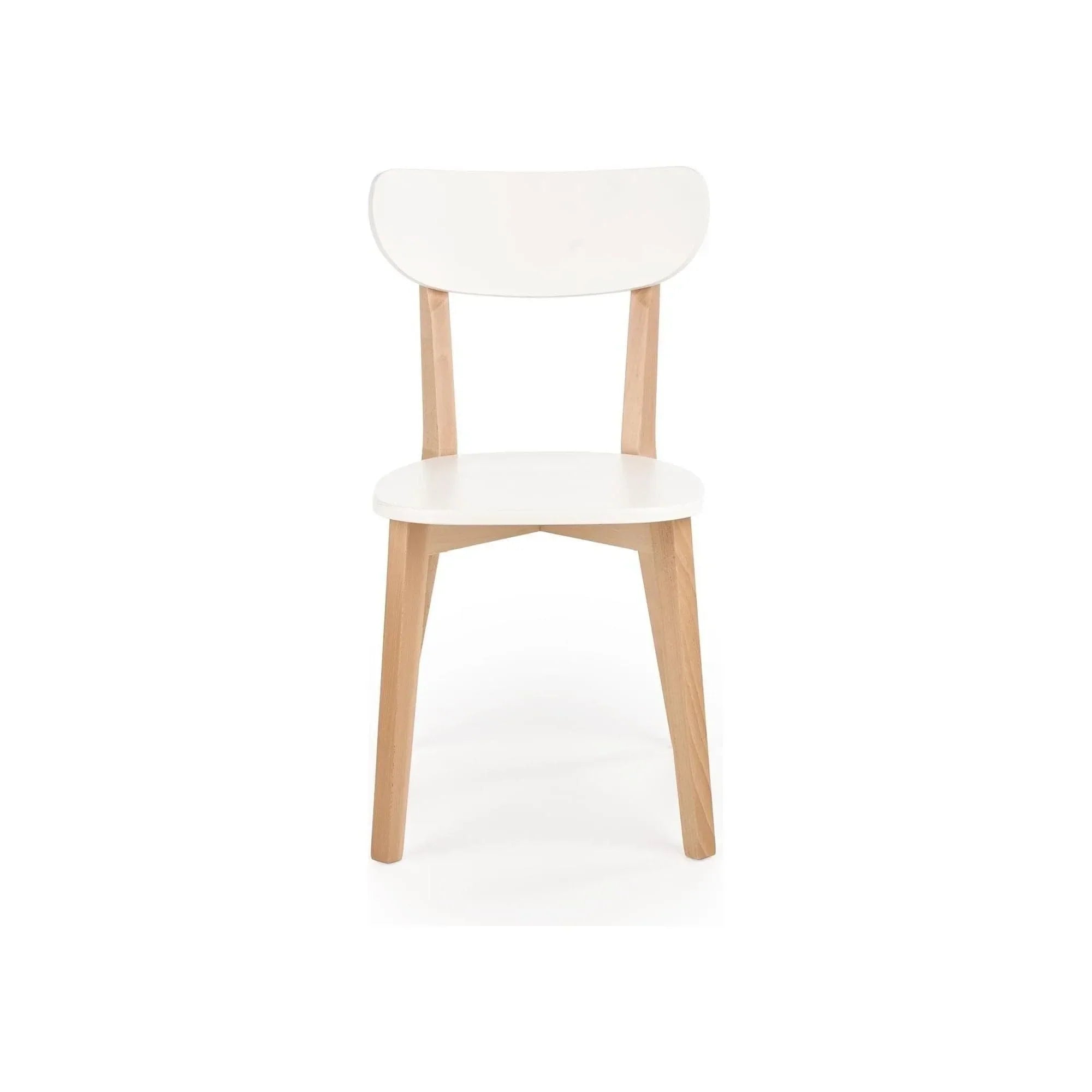 Scaun HOUSTON OCN-36609, alb/stejar/fag