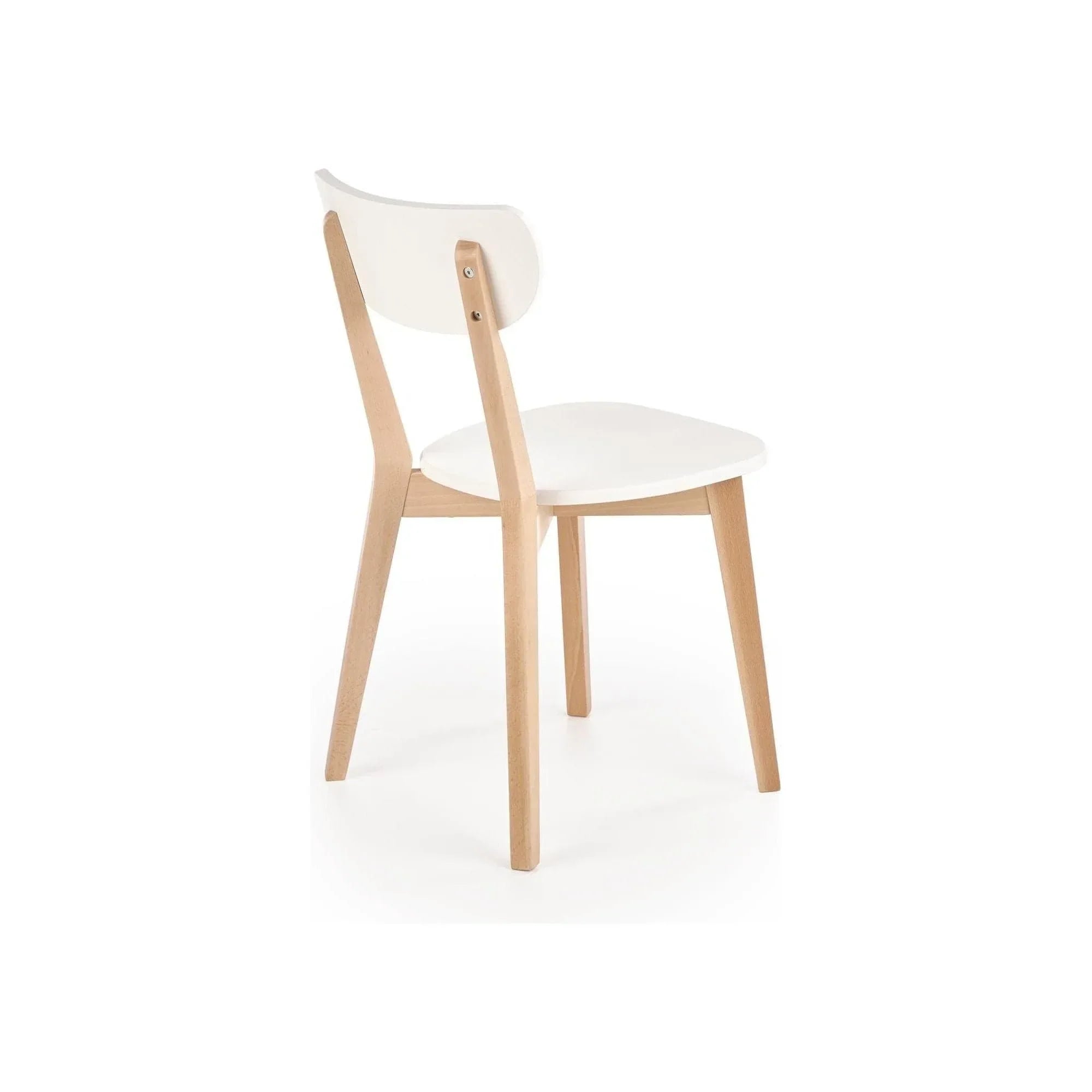 Scaun HOUSTON OCN-36609, alb/stejar/fag