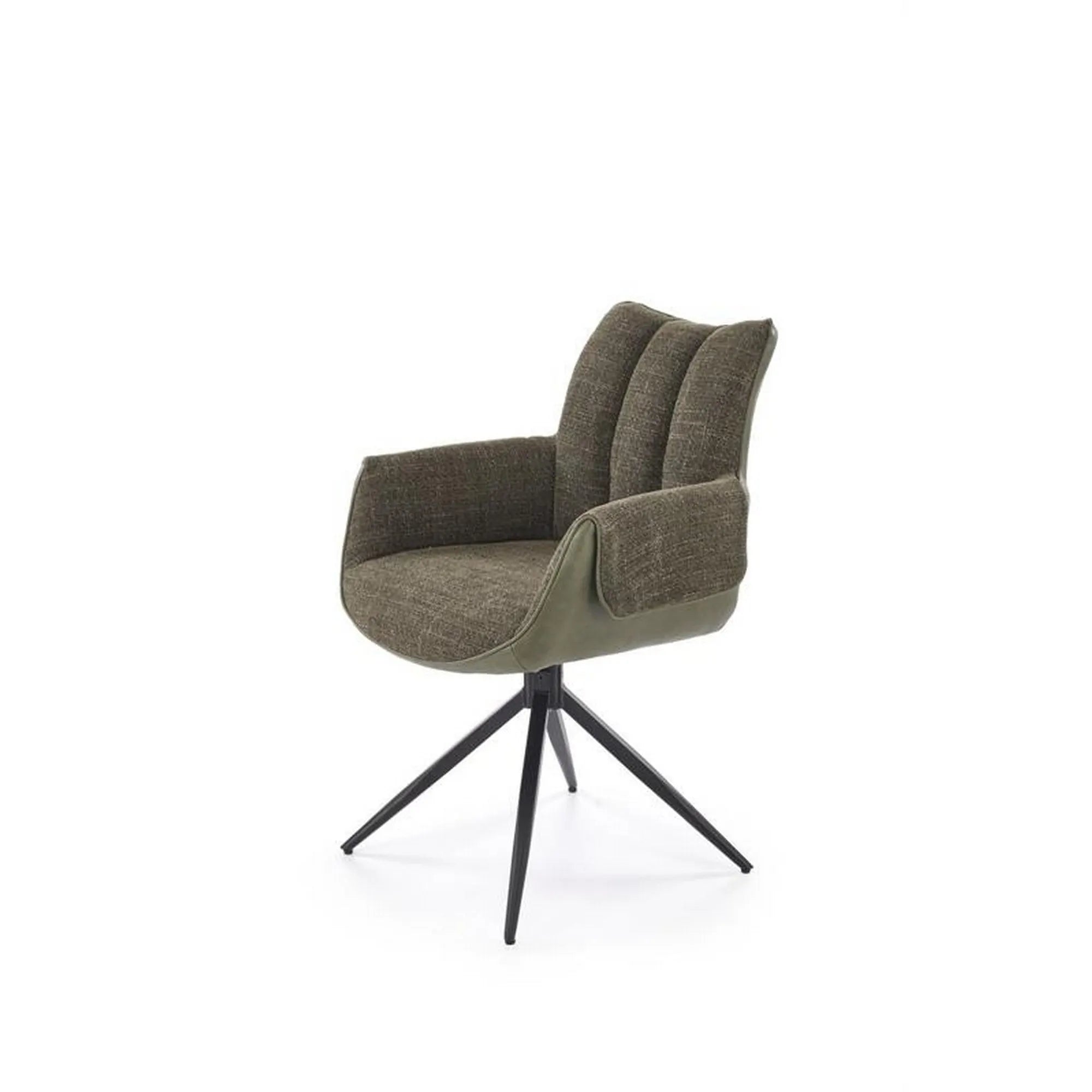 Scaun HOUSTON OCN-36657, verde olive/negru