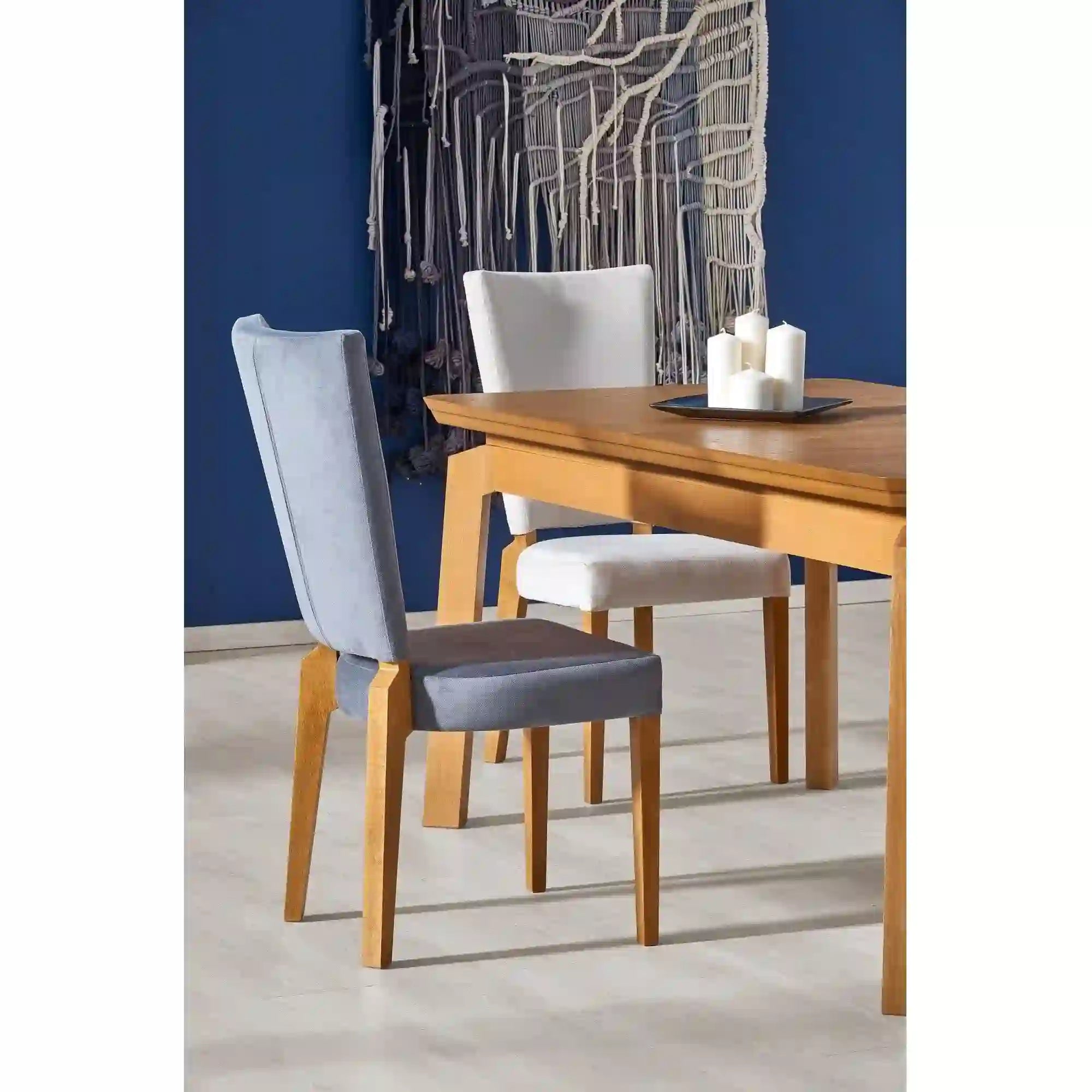 Scaun HOUSTON OCN-36673, gri/stejar/fag