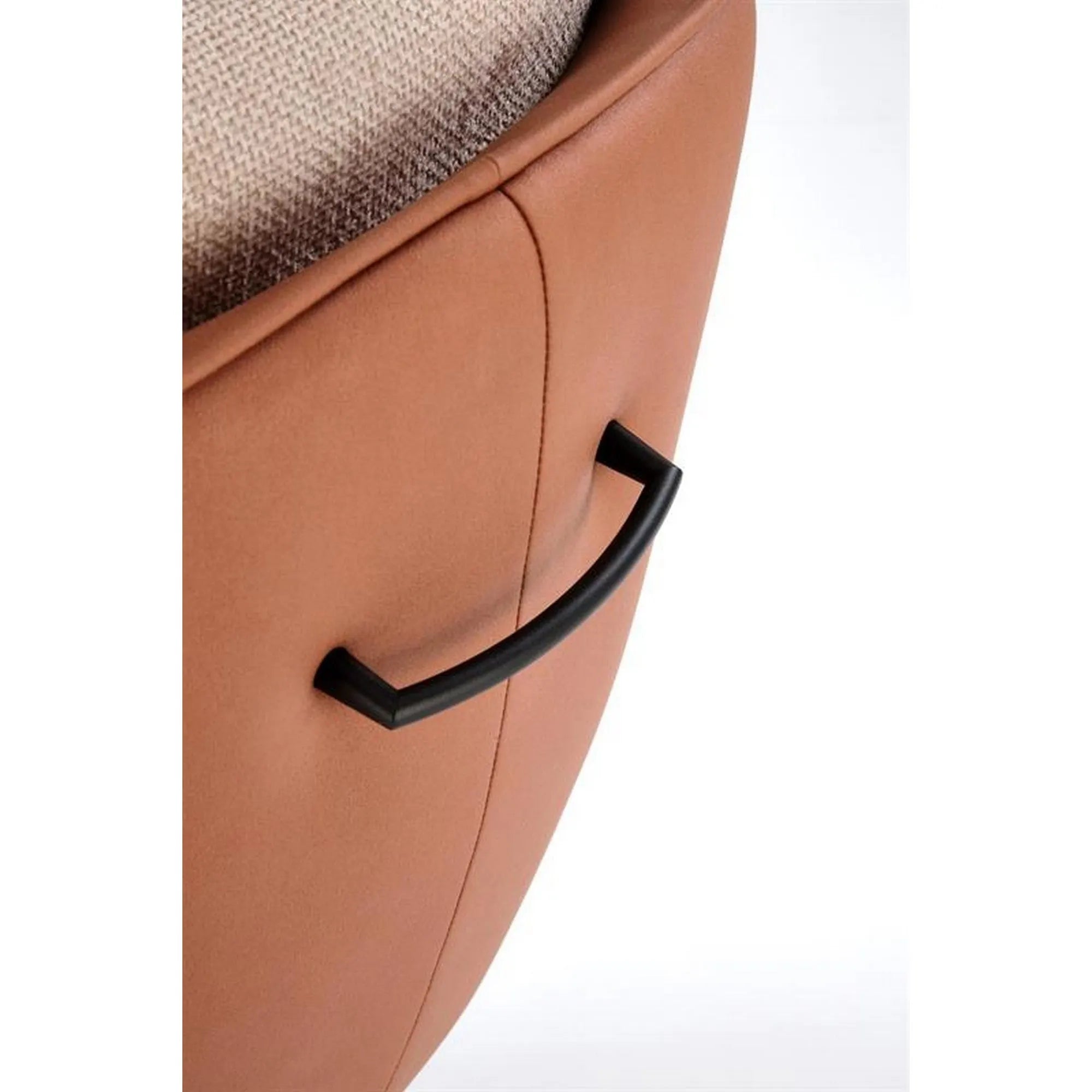 Scaun HOUSTON OCN-36677, maro/bej/negru