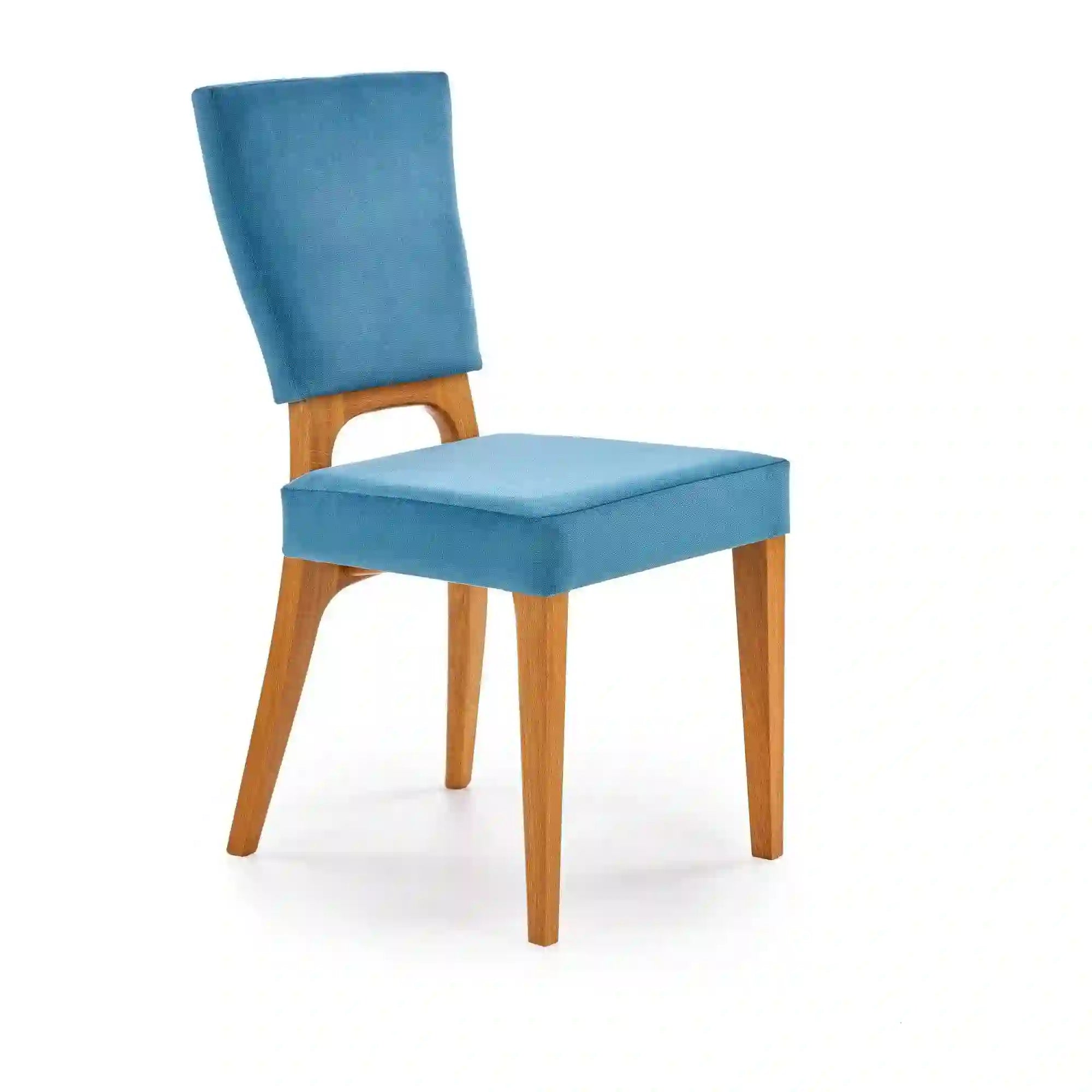 Scaun HOUSTON OCN-36702, albastru/stejar