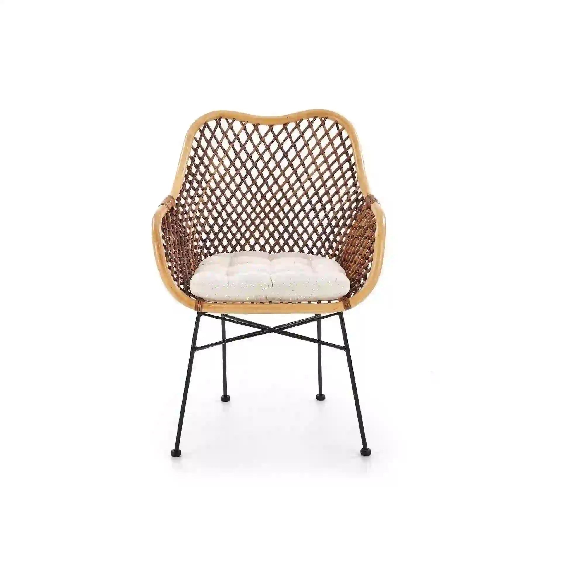 Scaun terasa HOUSTON OCN-36661, stejar/maro