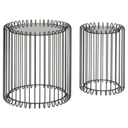 Set 2 masute cafea BERGEN OCN-29025, negru