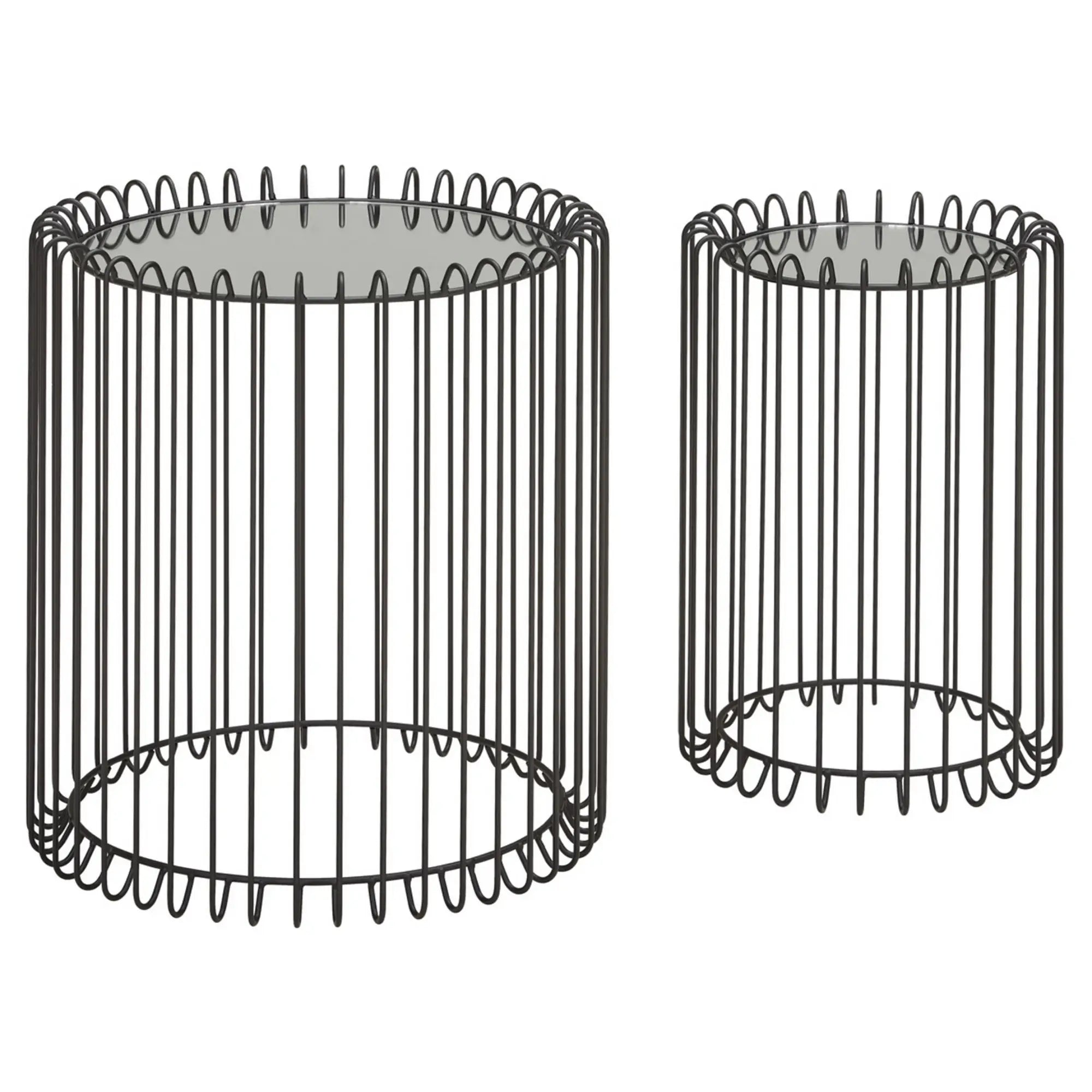 Set 2 masute cafea BERGEN OCN-29025, negru