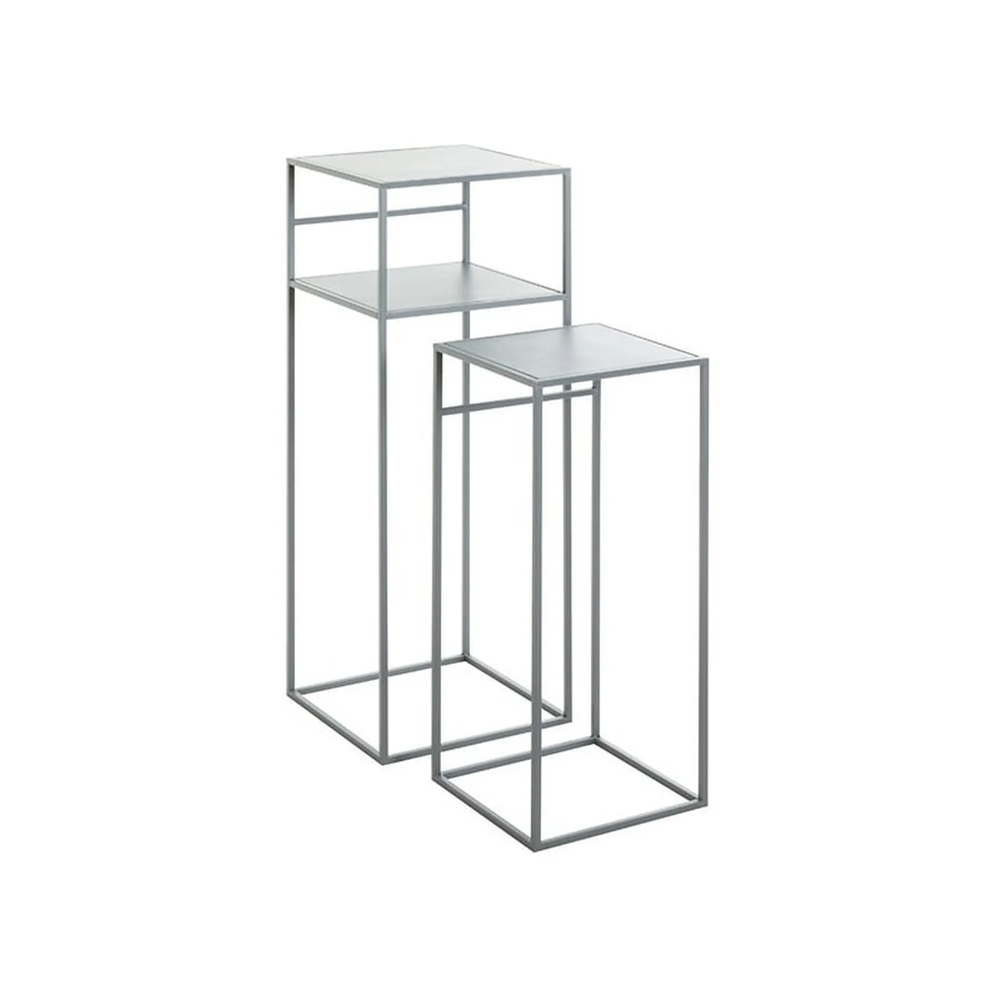 Set 2 masute cafea BERGEN OCN-29045, gri