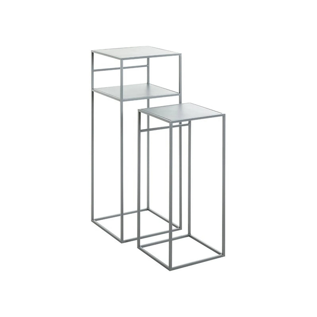 Set 2 masute cafea BERGEN OCN-29045, gri