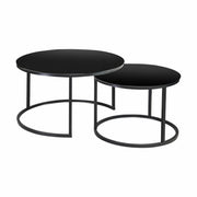Set 2 masute cafea DETROIT OCN-39134, negru