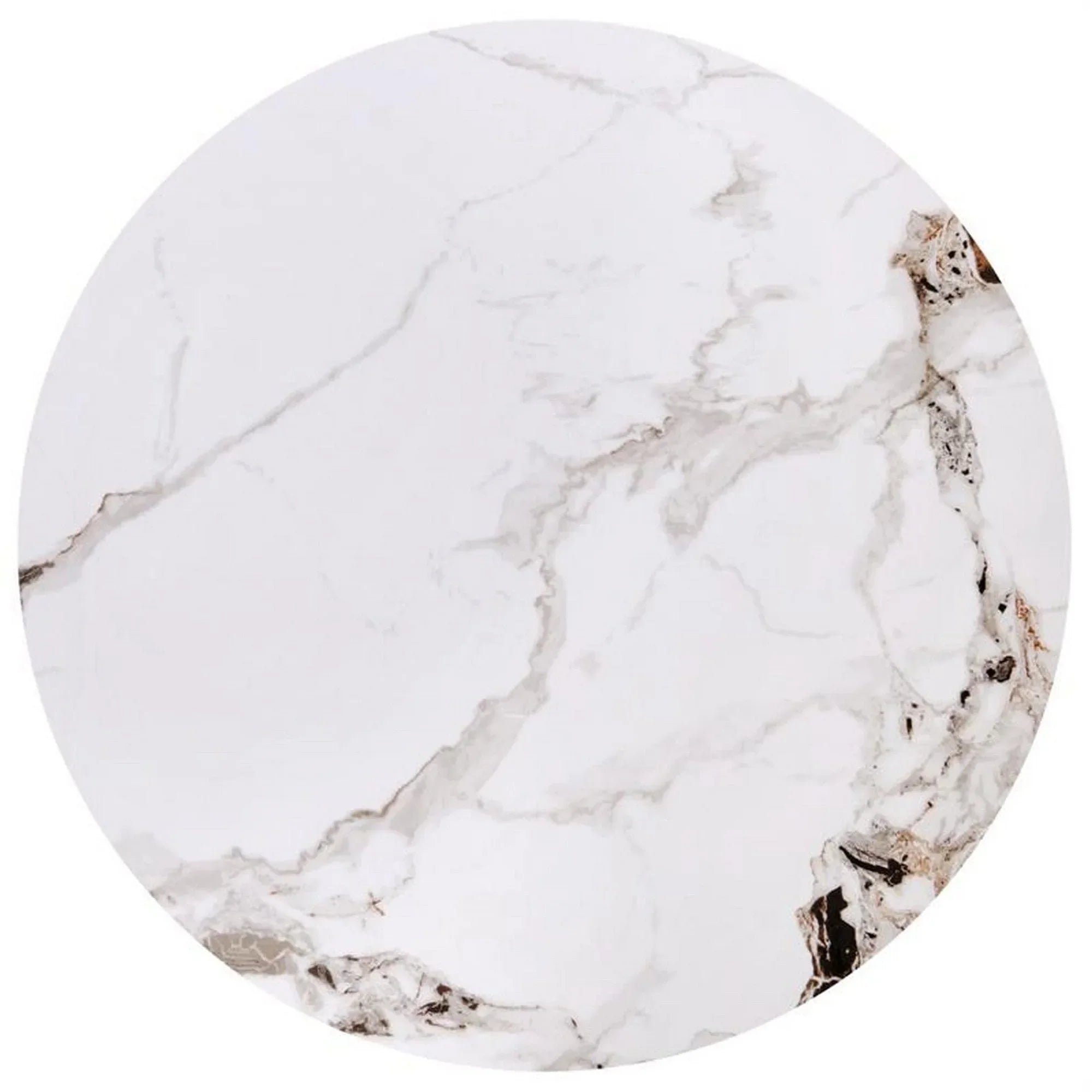 Set 2 masute cafea HOUSTON OCN-37013, alb/negru