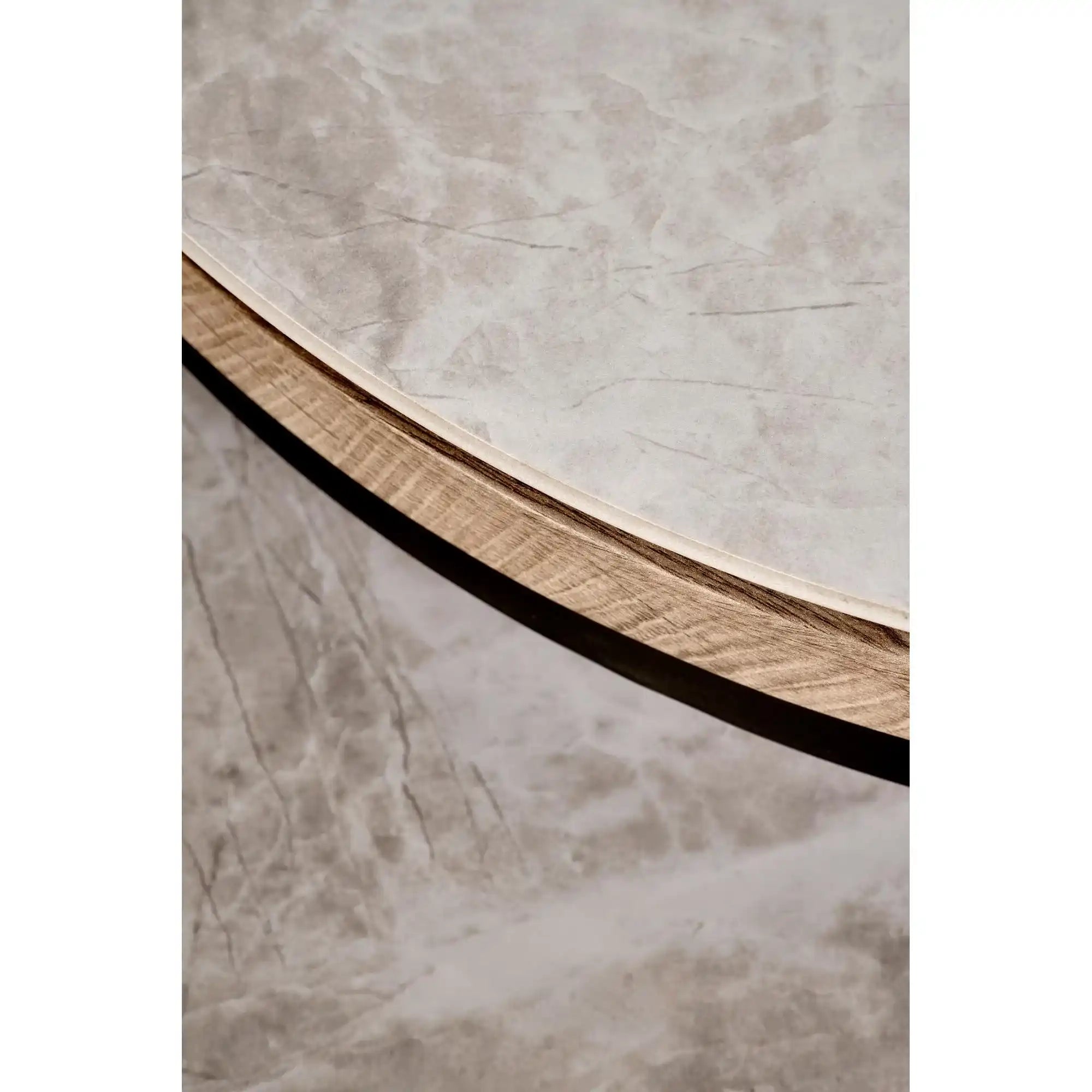 Set 2 masute cafea HOUSTON OCN-37238, gri/grafit