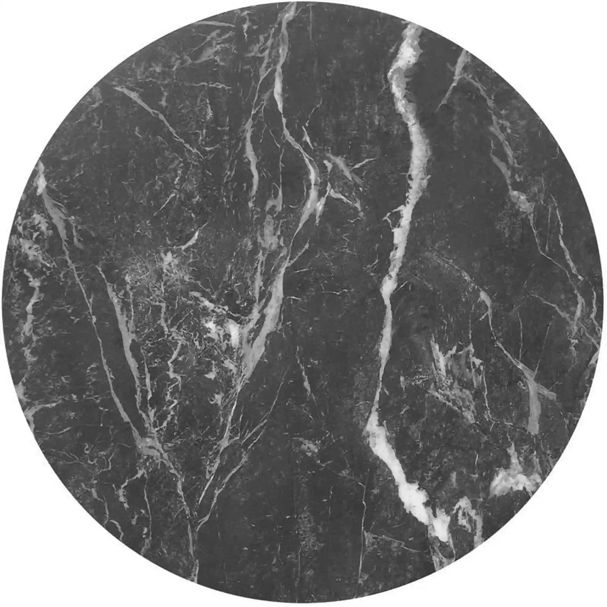 Set 2 masute cafea HOUSTON OCN-37255, negru/alb