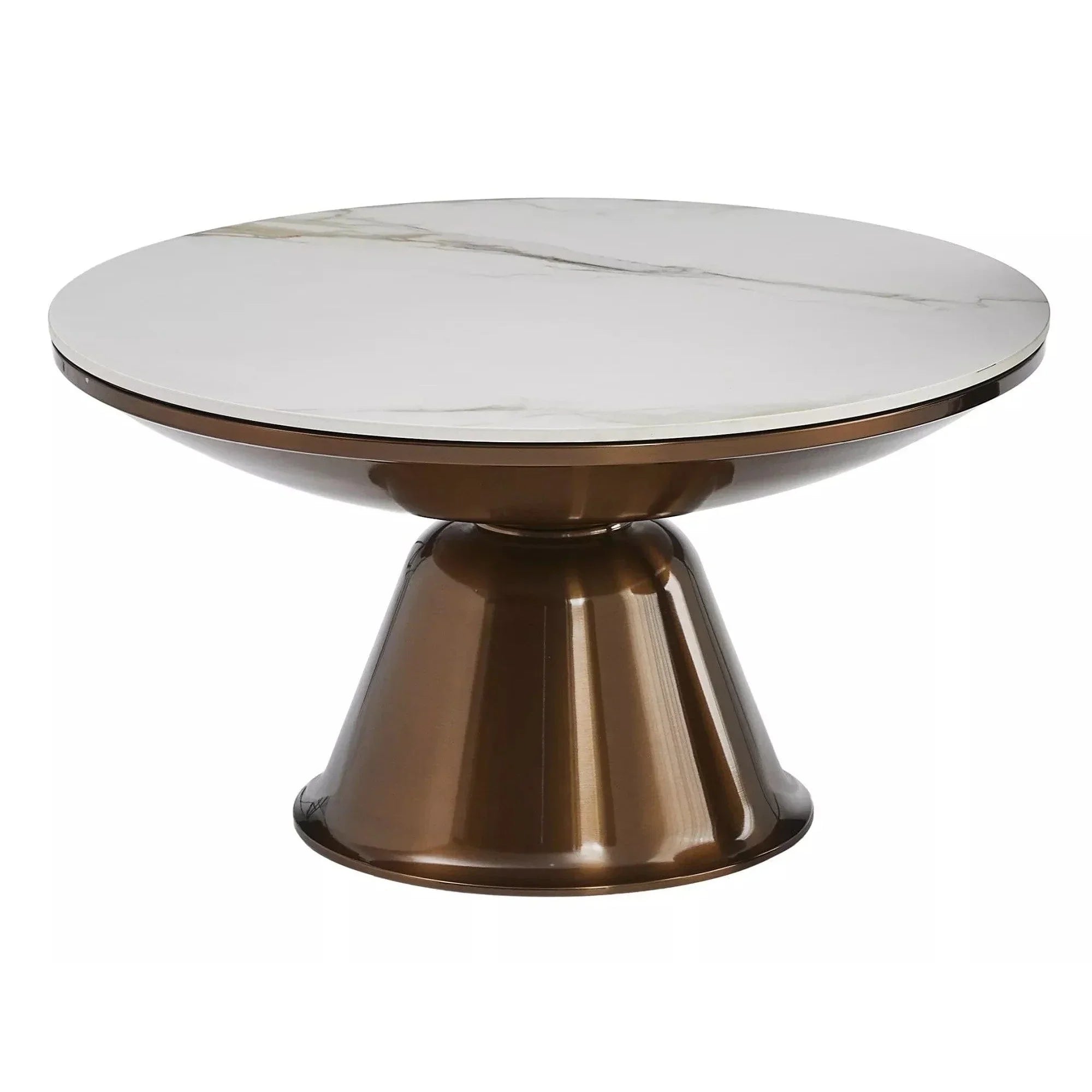 Set 2 masute DETROIT OCN-39293, alb/cupru