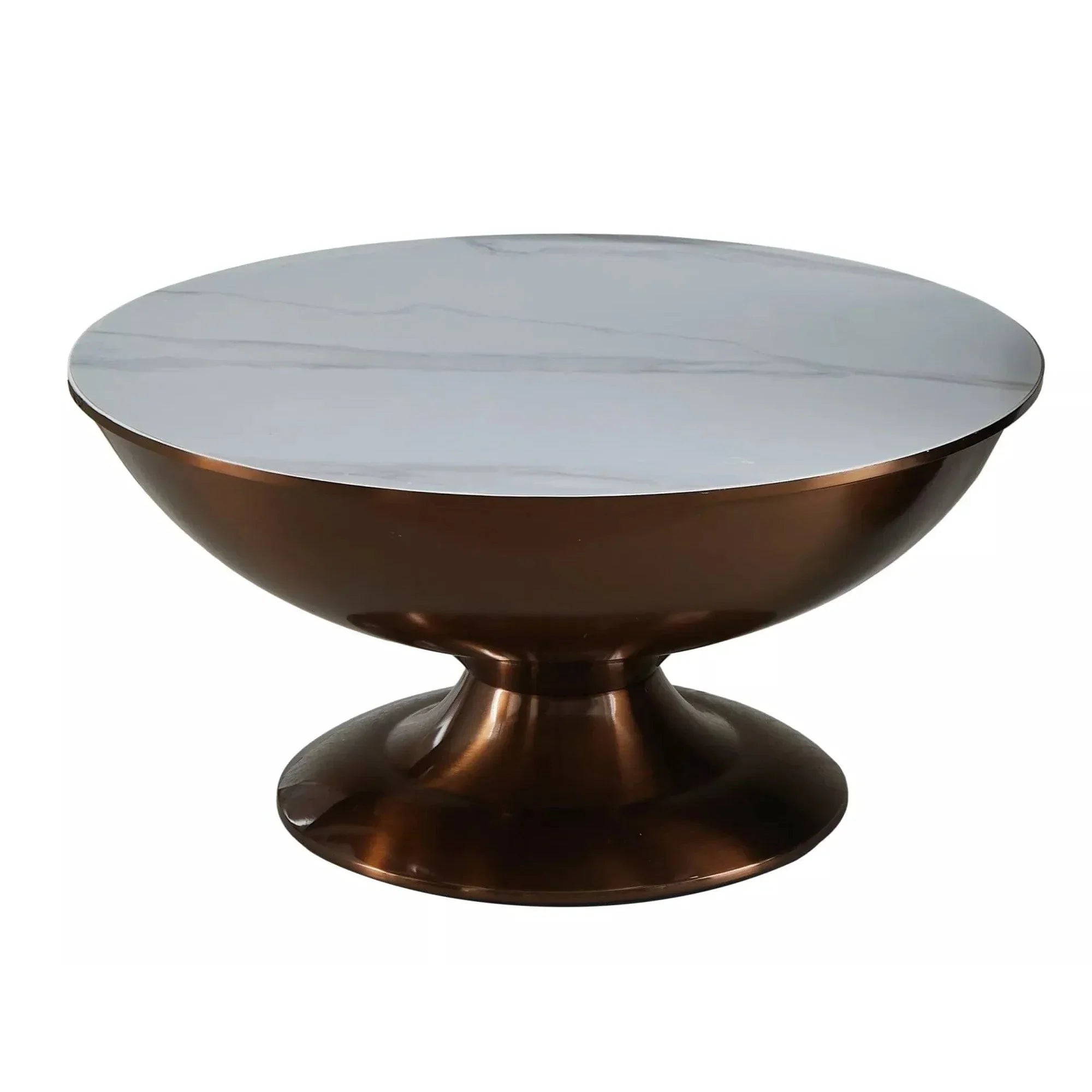 Set 2 masute DETROIT OCN-39294, alb/cupru