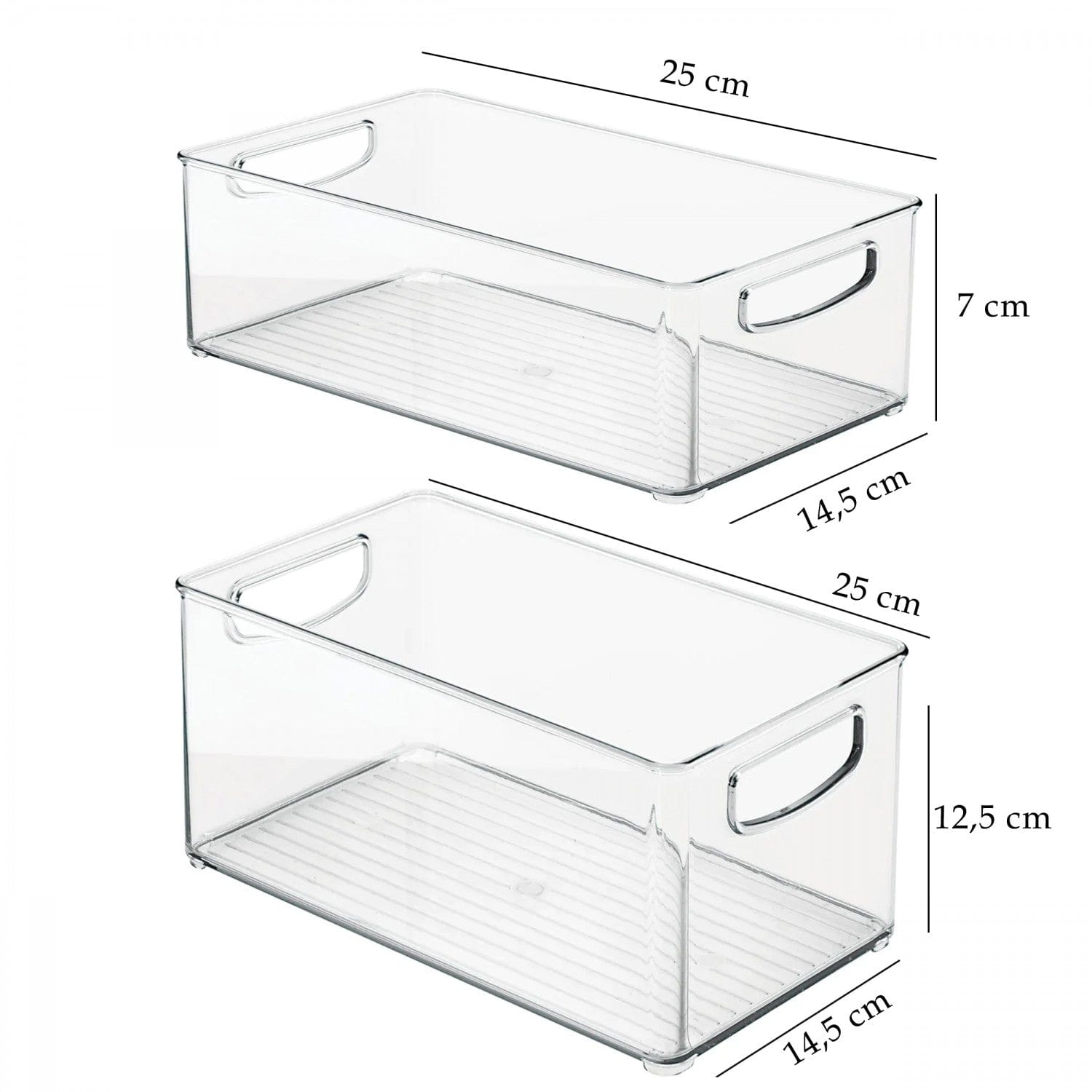 Set 2 organizatoare AMSTERDAM OCN-31374, transparent