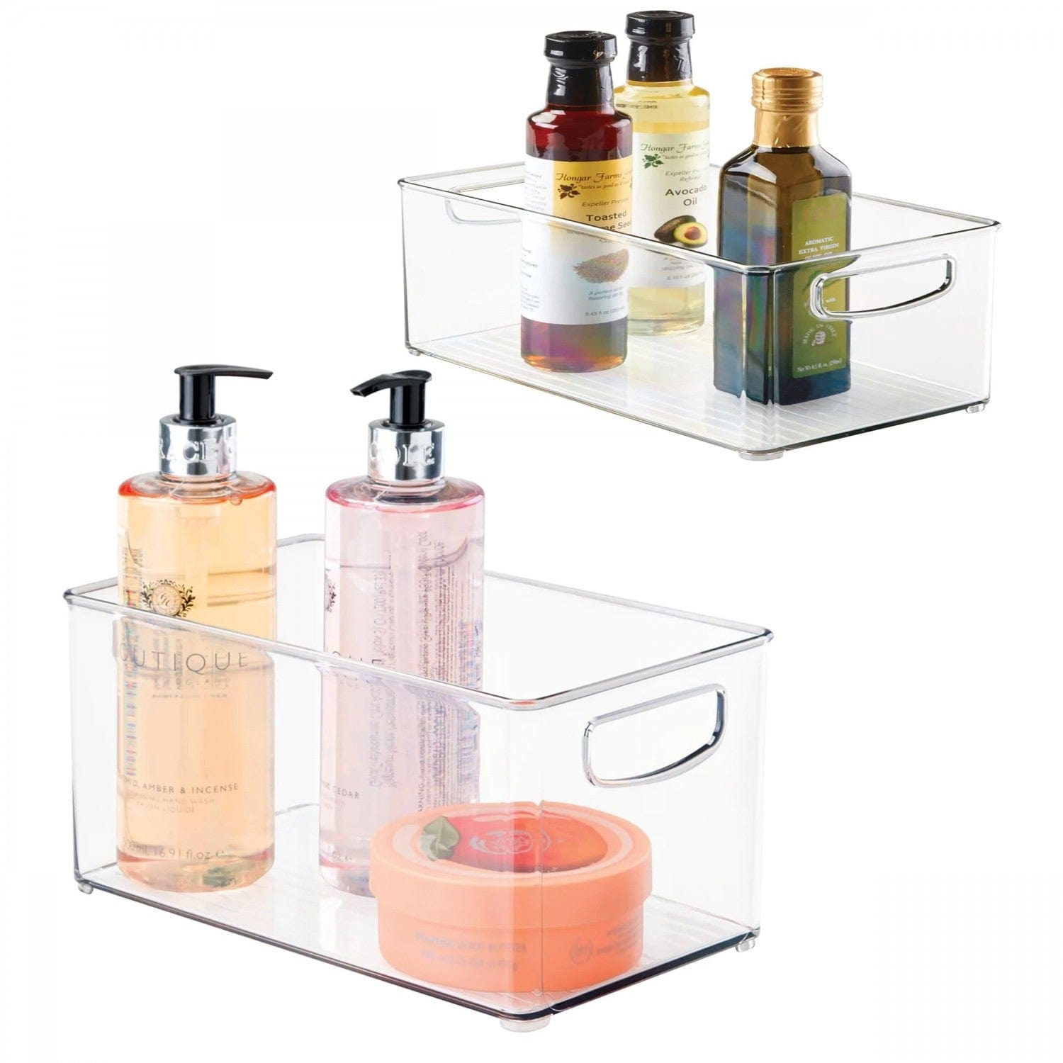 Set 2 organizatoare AMSTERDAM OCN-31374, transparent