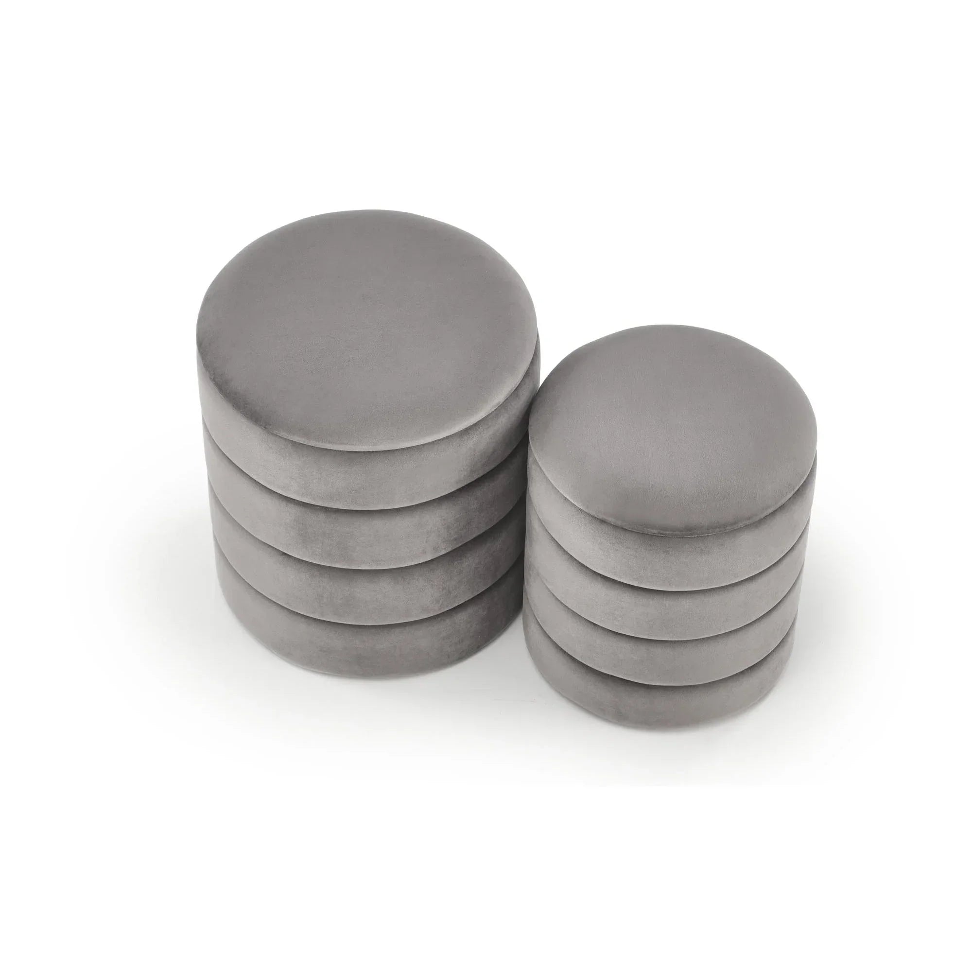 Set 2 taburete HOUSTON OCN-35828, gri