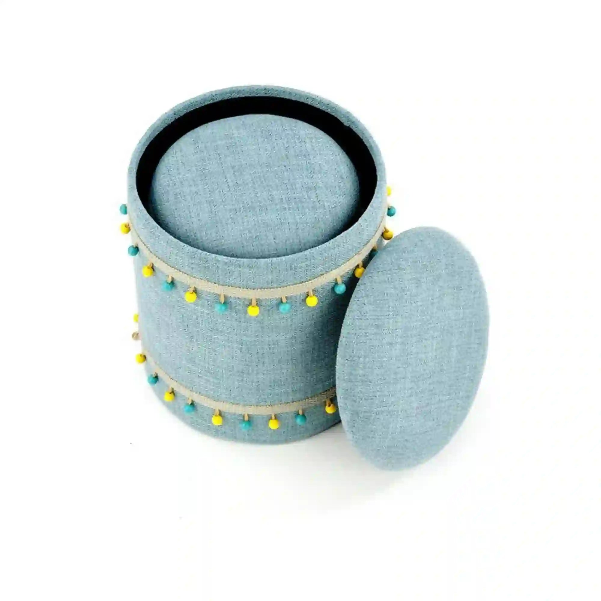 Set 2 taburete HOUSTON OCN-35842, albastru deschis