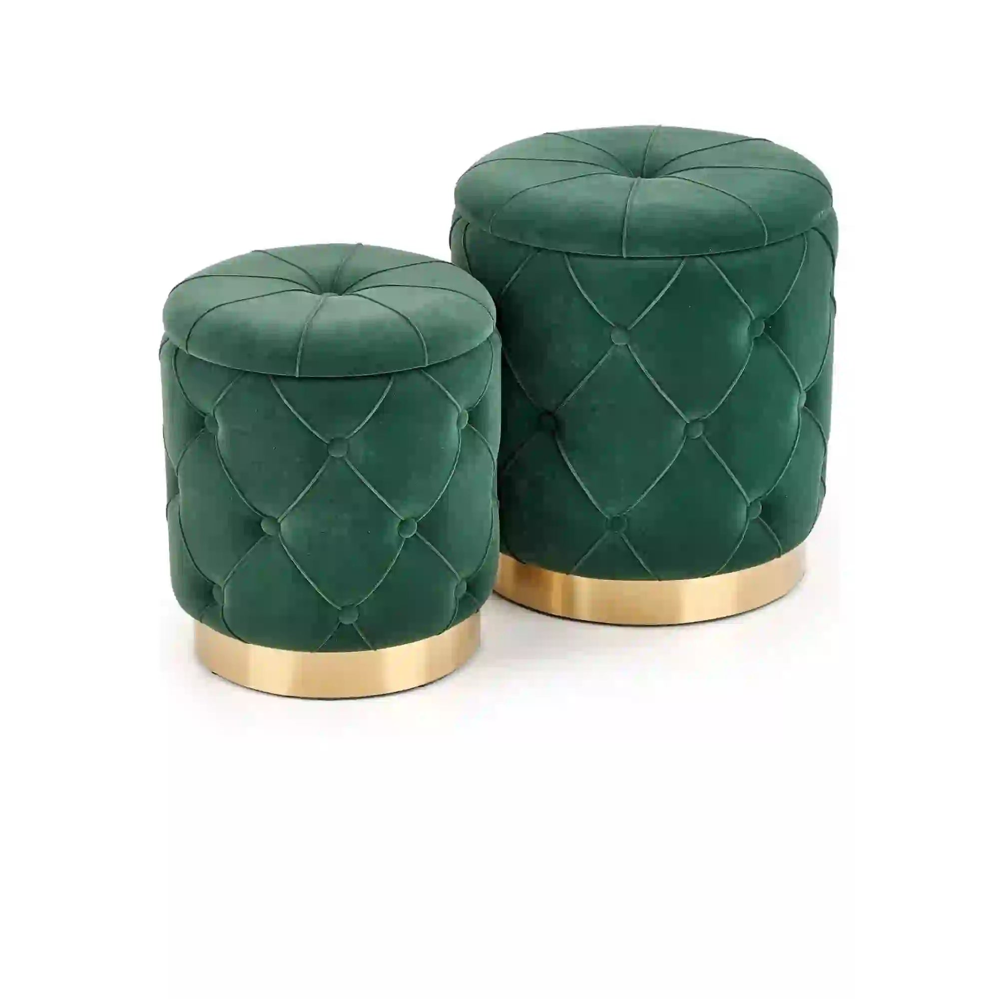 Set 2 taburete HOUSTON OCN-35843, verde inchis