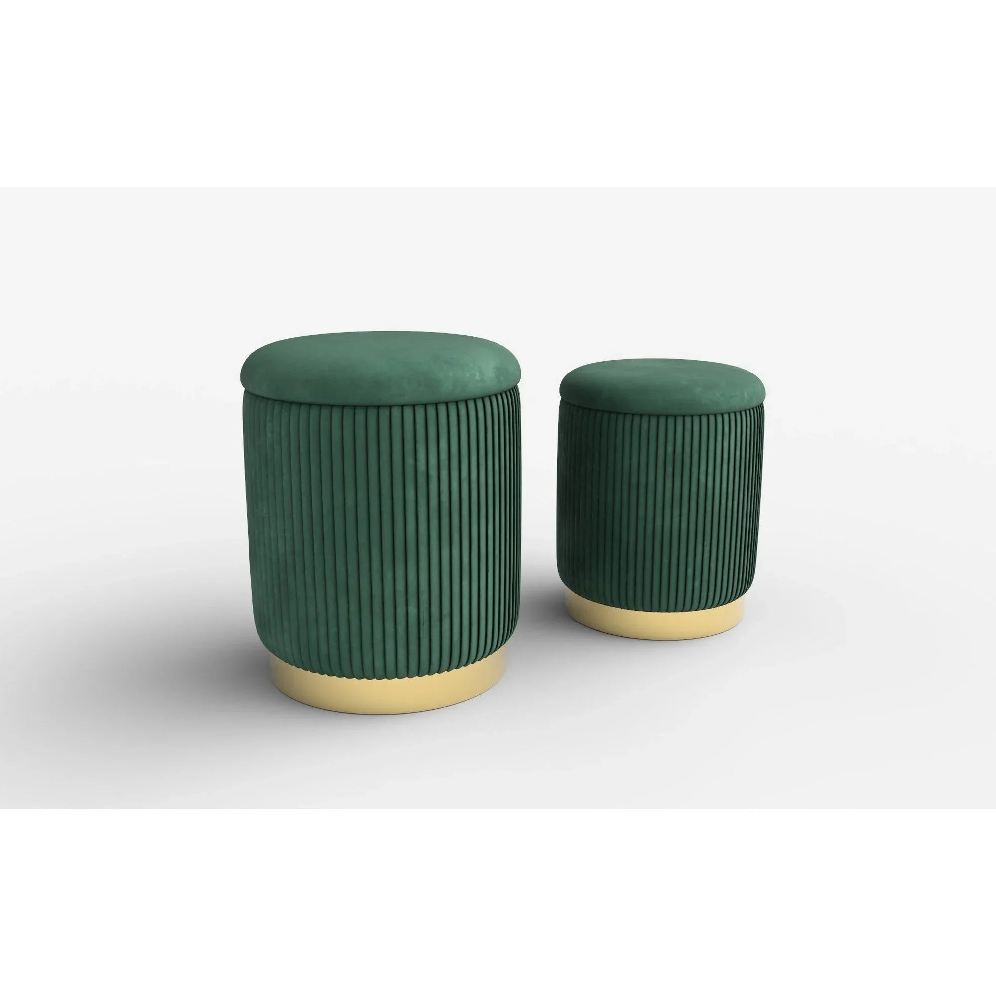 Set 2 taburete HOUSTON OCN-35847, verde inchis