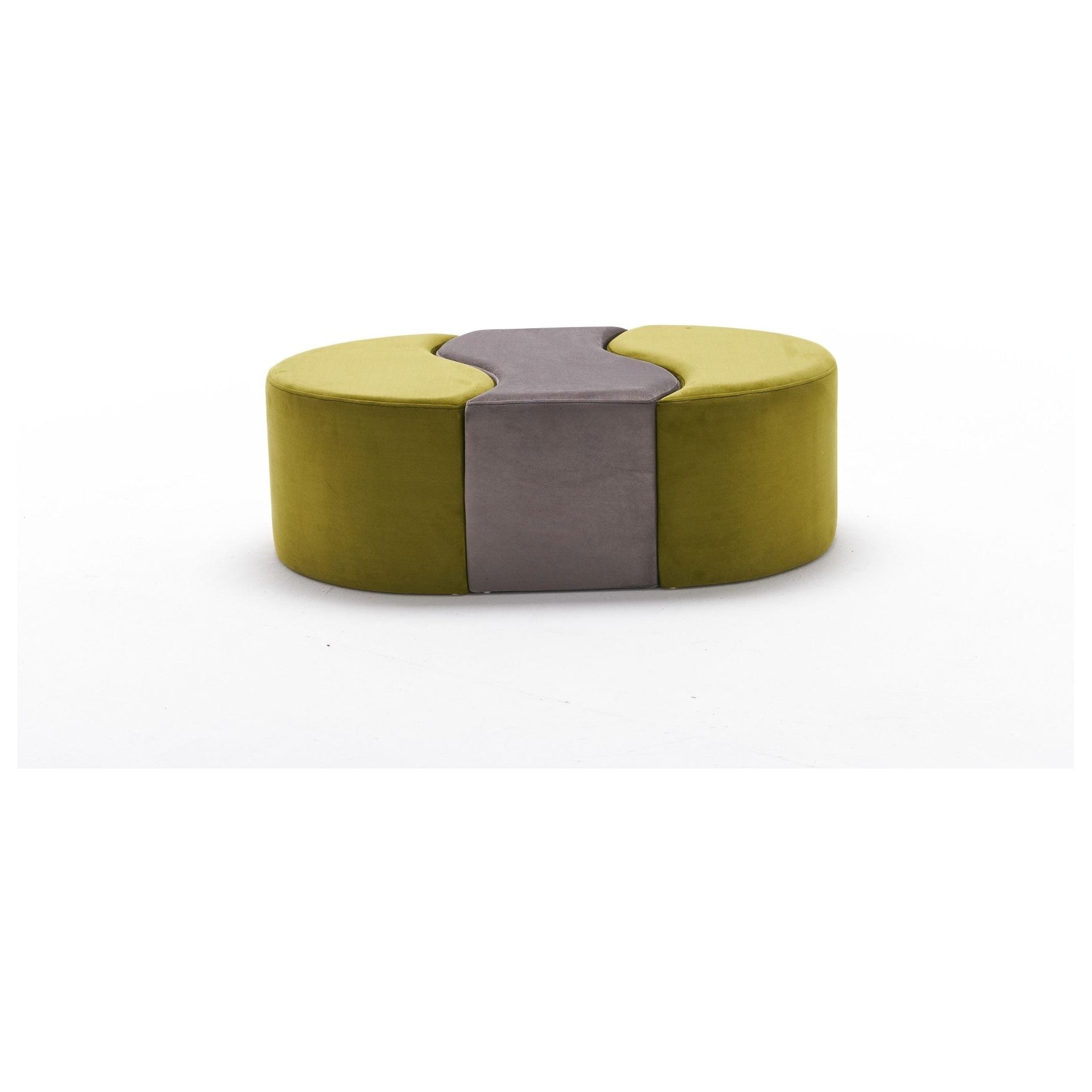 Set 3 taburete AMSTERDAM OCN-30228, verde/gri