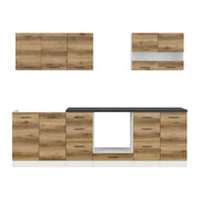 Set bucatarie BERGEN OCN-29856, stejar delano/alb