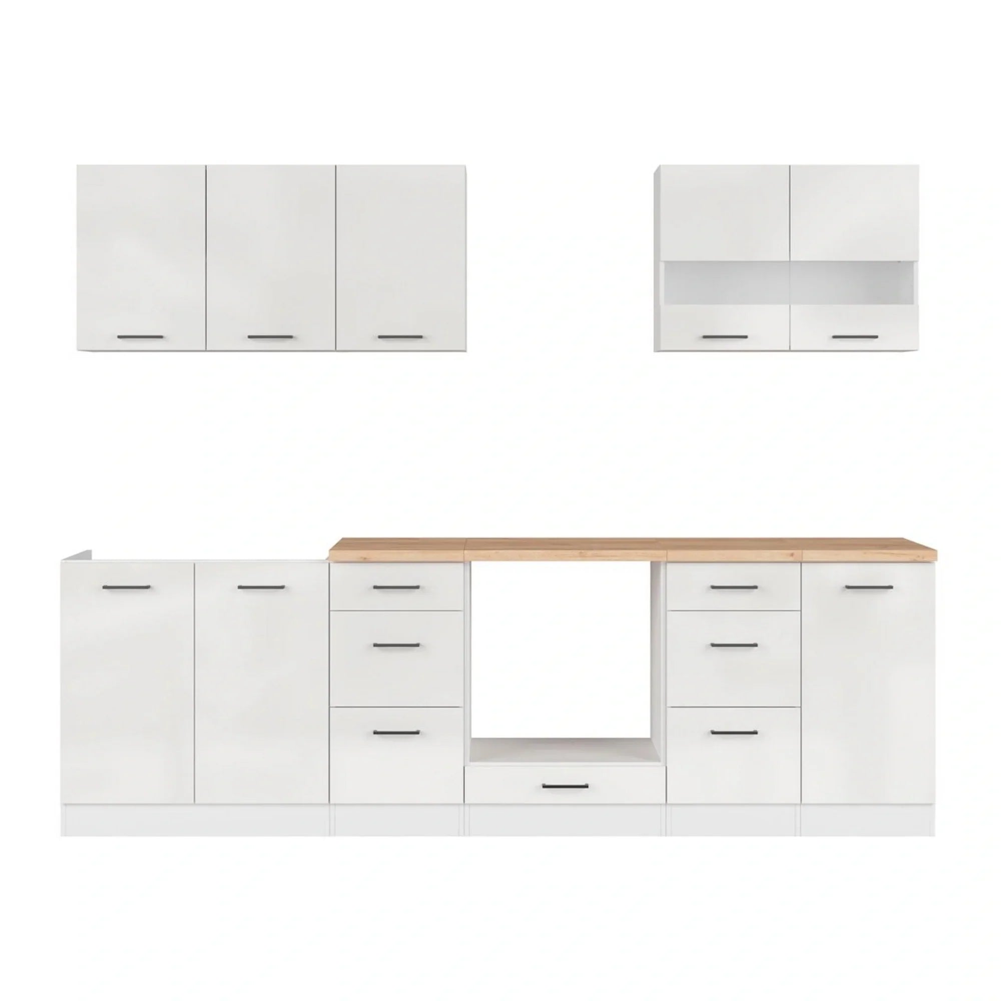 Set bucatarie BERGEN OCN-29864, alb lucios