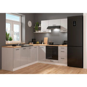 Set bucatarie BERGEN OCN-29886, gri deschis/alb