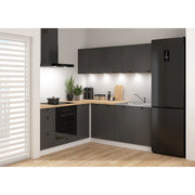 Set bucatarie BERGEN OCN-29888, gri grafit/alb