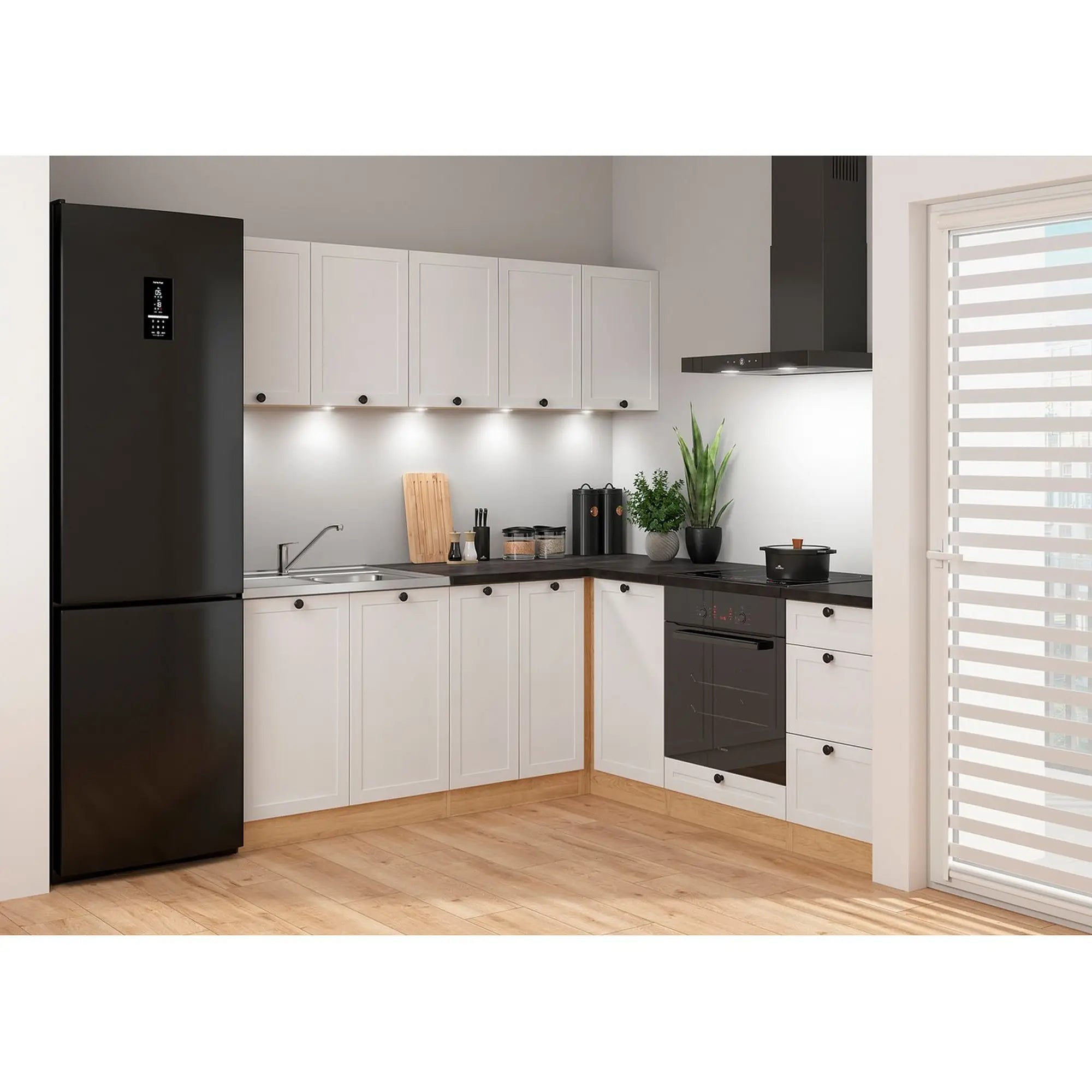 Set bucatarie BERGEN OCN-29896, alb/stejar