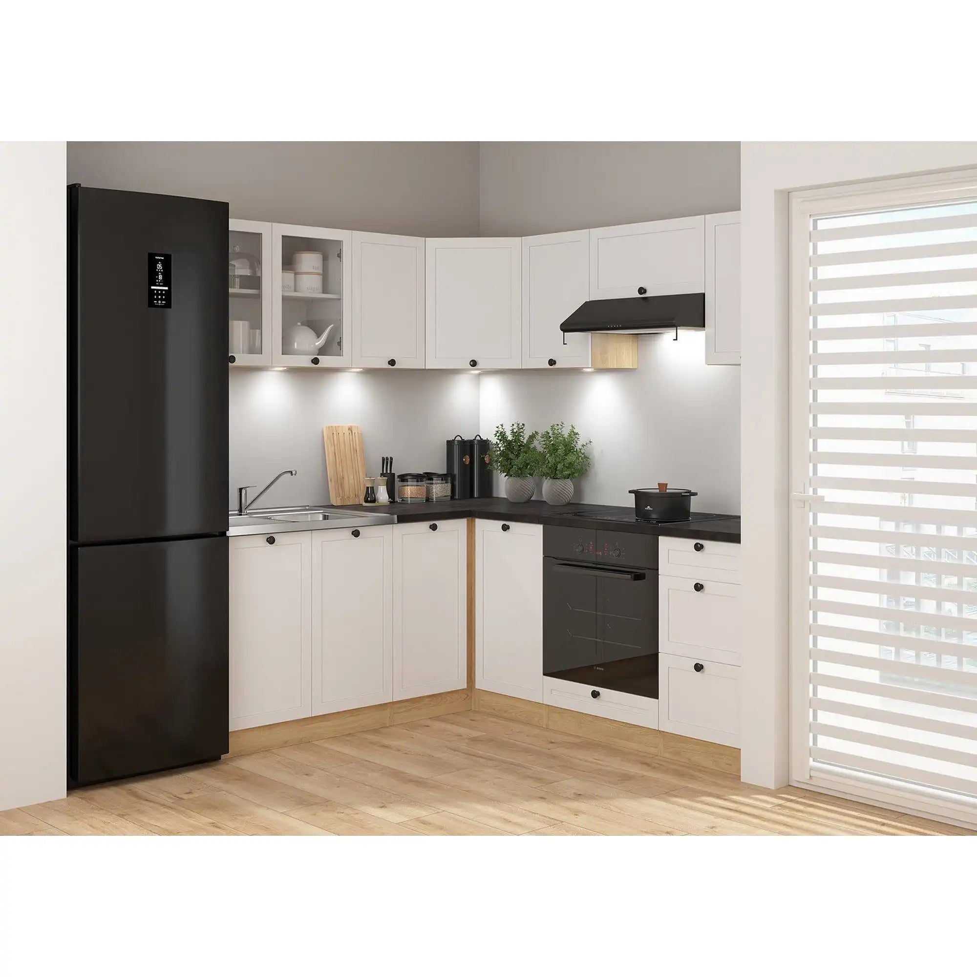 Set bucatarie BERGEN OCN-29909, alb/stejar