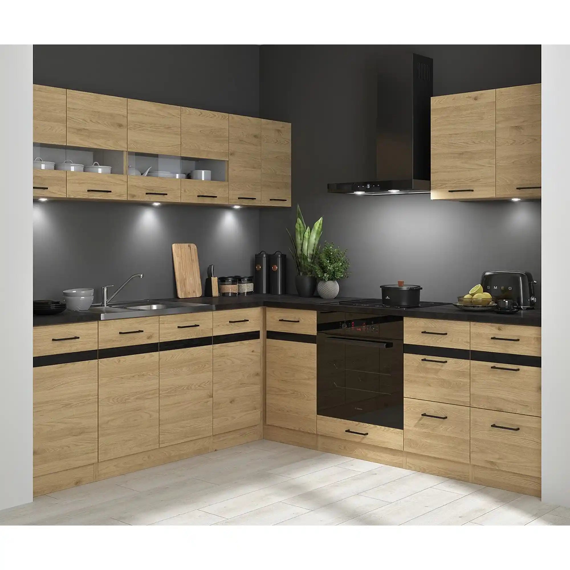 Set bucatarie BERGEN OCN-29911, stejar