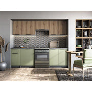 Set bucatarie HOUSTON OCN-38191, nuc/verde/gri antracit