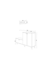 Set hol AMSTERDAM OCN-32685, stejar