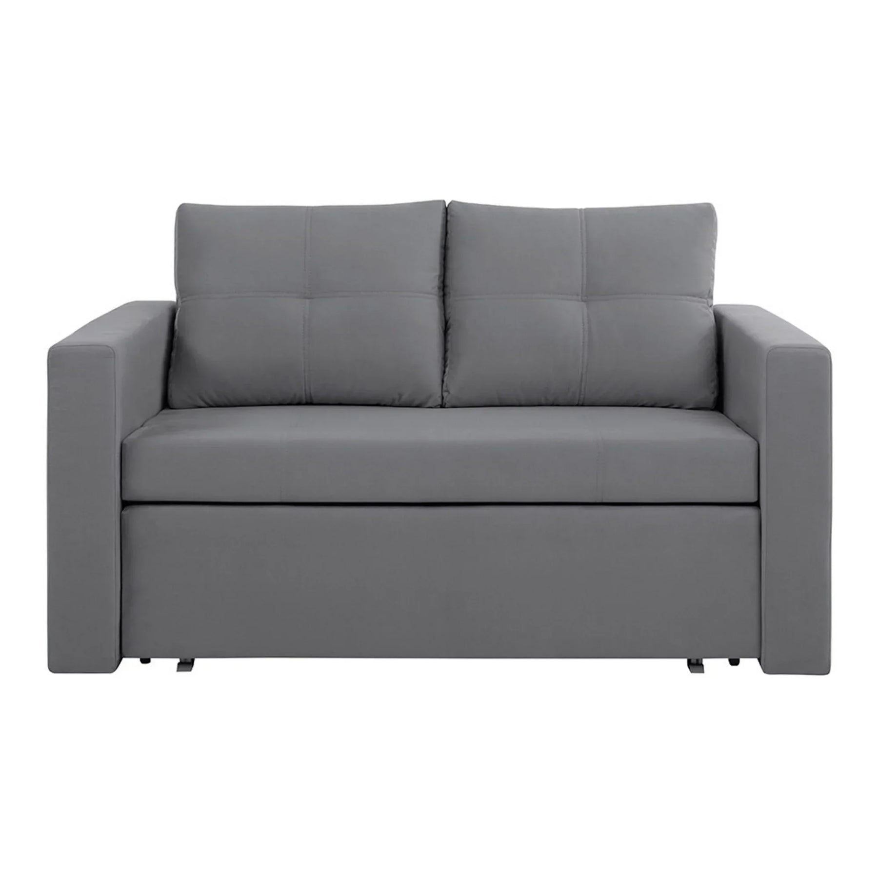 Canapea BUNIO III, stofa clasica gri - Manila 16, 147x88x86 cm