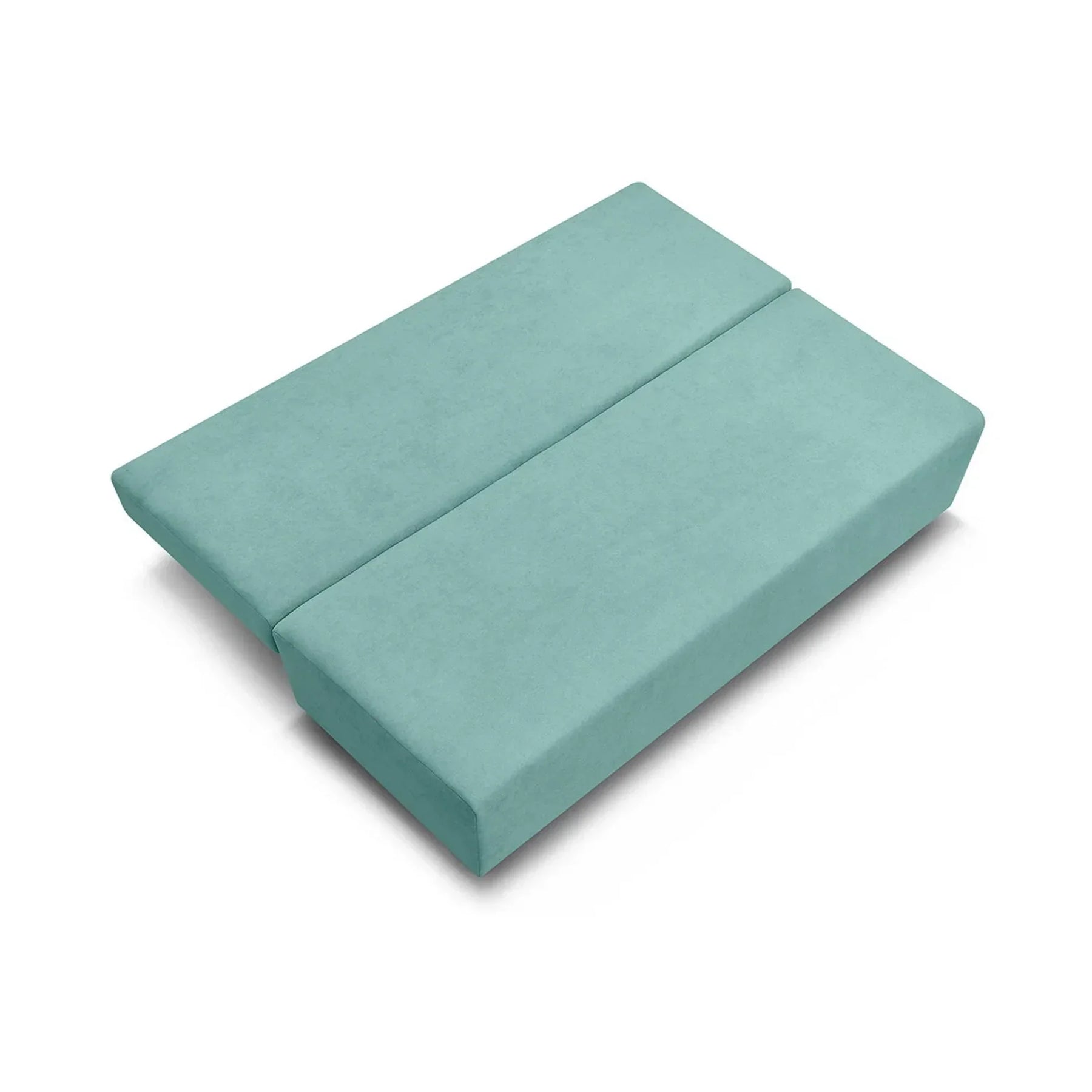 Canapea extensibila SUN, stofa catifelata verde menta - Enjoy new 18, 193x92x96 cm