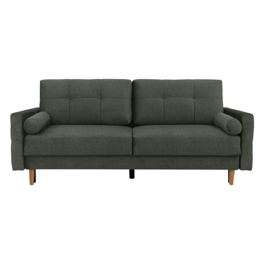Canapea extensibila TORENT, stofa catifelata verde - Vogue 11, 220x98x95 cm