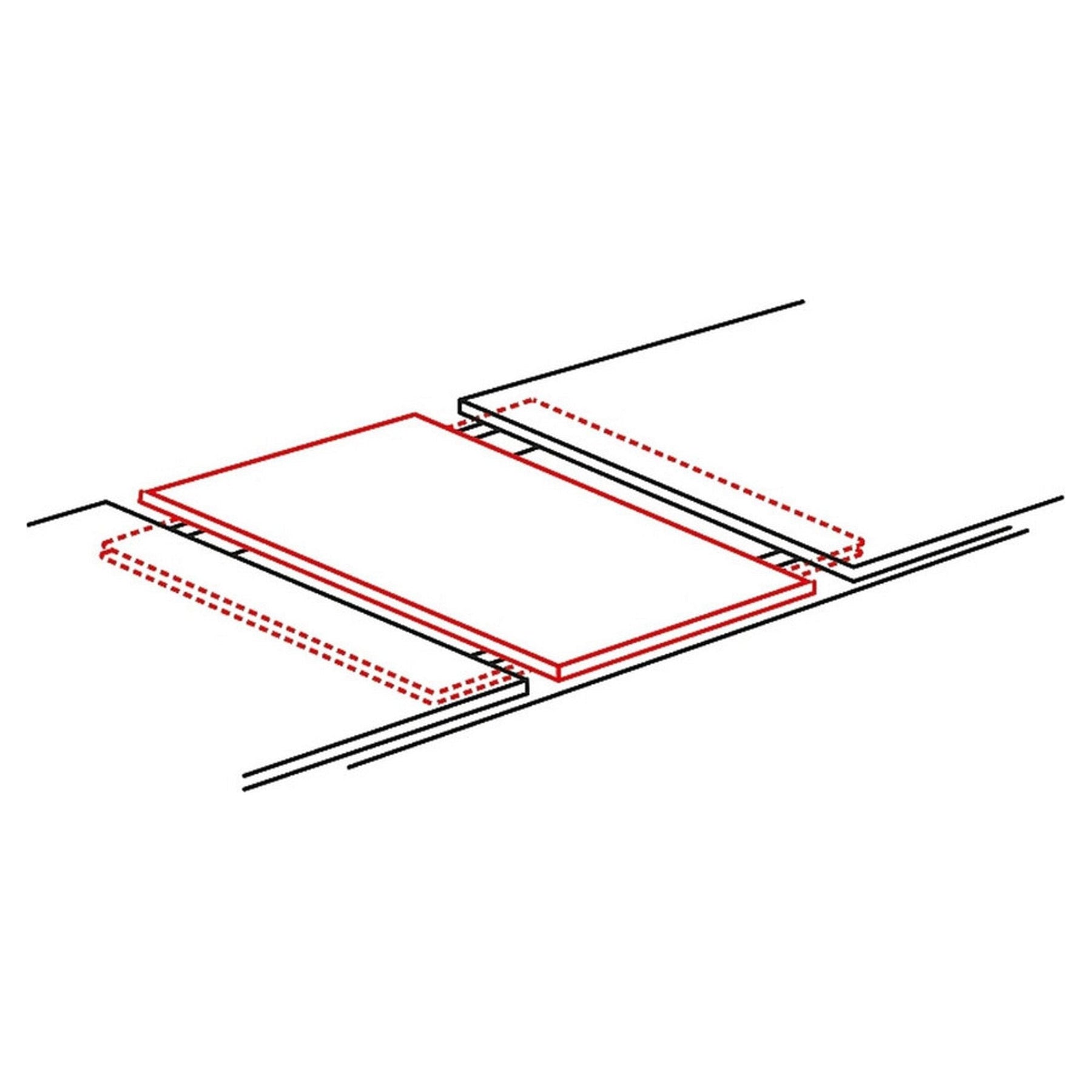 Masa extensibila FRESNO, stejar artisan/negru mat, metal, 150-210x90x76 cm
