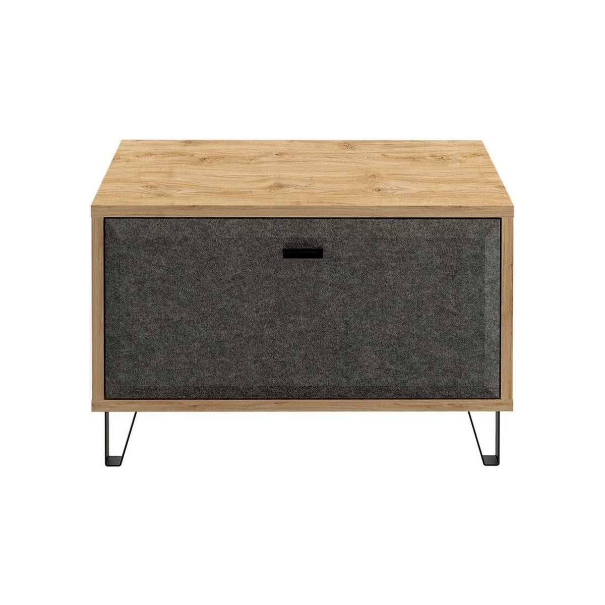 Pantofar GRACE, stejar/gri antracit, PAL laminat, 79x42x51 cm