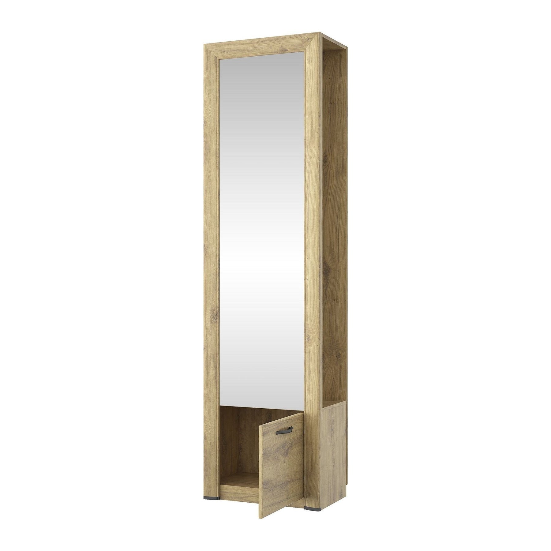 Dulap hol SAPORI, stejar navarra, PAL laminat, 60x36x217 cm