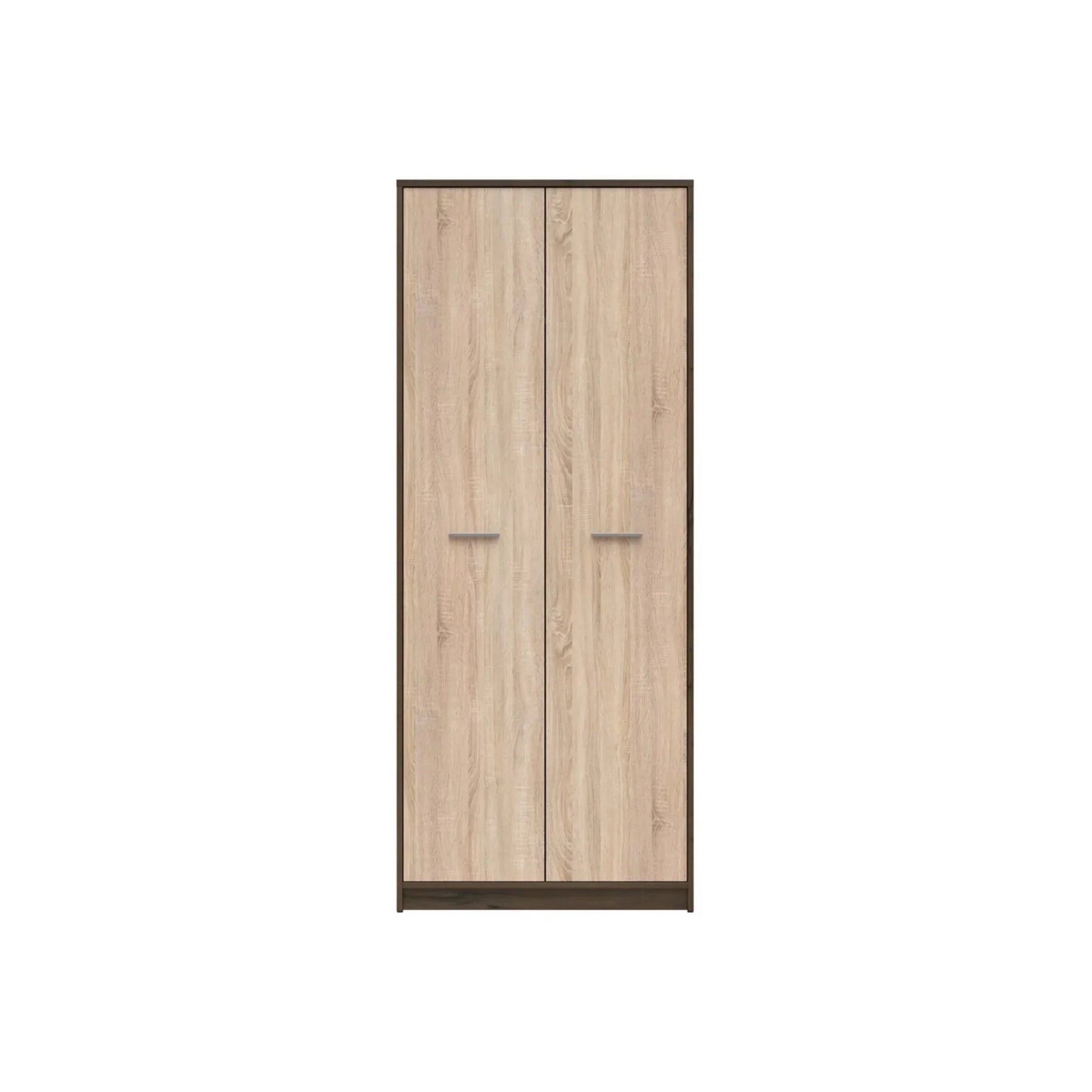 Dulap NEPO PLUS, stejar inchis/stejar sonoma, PAL laminat, 80x55x197 cm