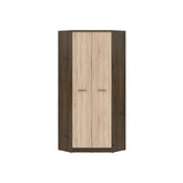 Dulap NEPO PLUS, stejar nobil/stejar sonoma, PAL laminat, cu 2 usi, 80x80x197 cm