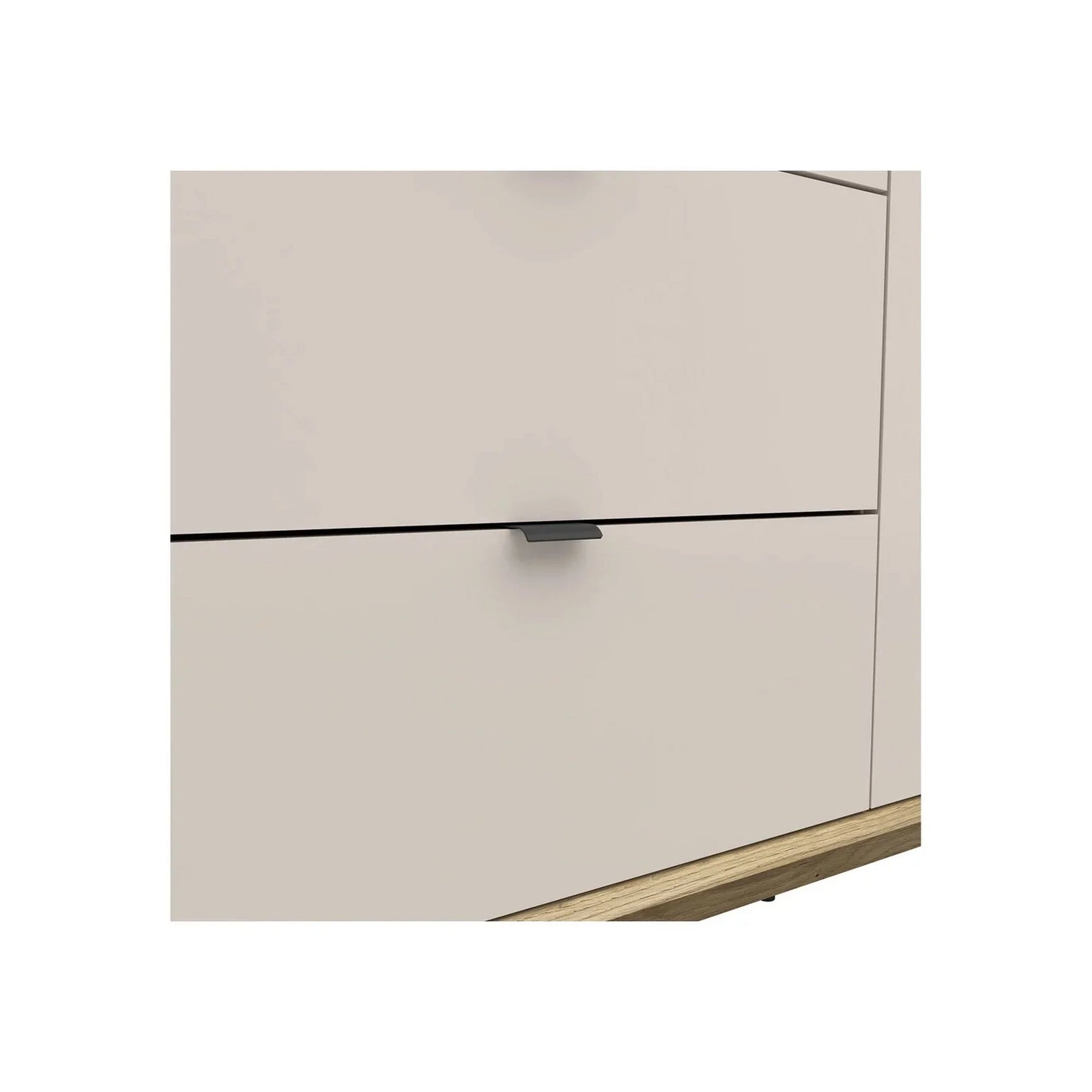 Dulap DALVA, stejar/casmir, PAL, cu 3 usi si 2 sertare, 180x60x202 cm