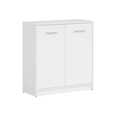 Comoda NEPO PLUS, alb, PAL laminat, 80x34x84 cm