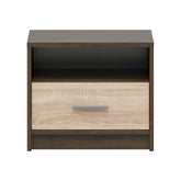 Noptiera NEPO PLUS, stejar nobil/stejar sonoma, PAL laminat, 50x34x43 cm