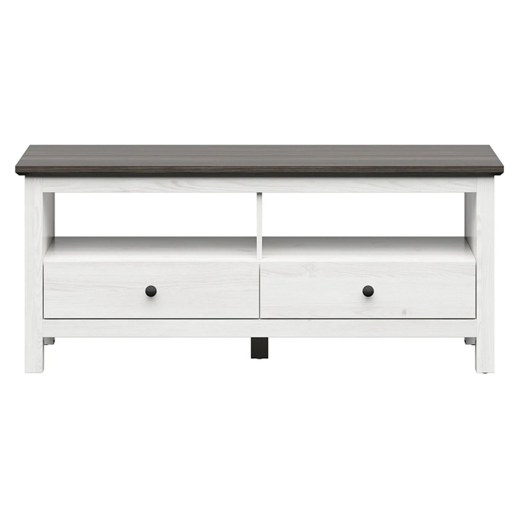Comoda TV HESEN, zada sibiu deschis/pin larico, PAL, 137x47x59 cm