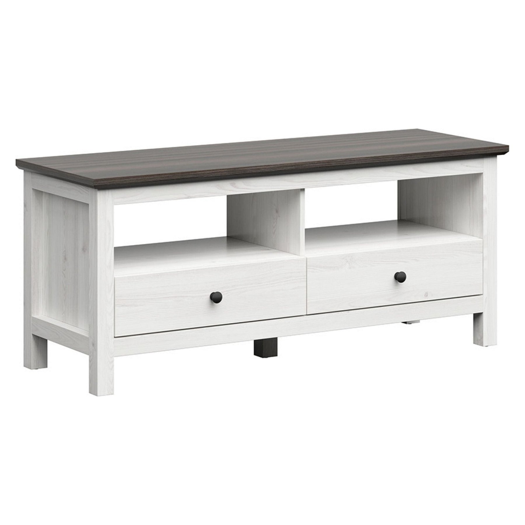 Comoda TV HESEN, zada sibiu deschis/pin larico, PAL, 137x47x59 cm