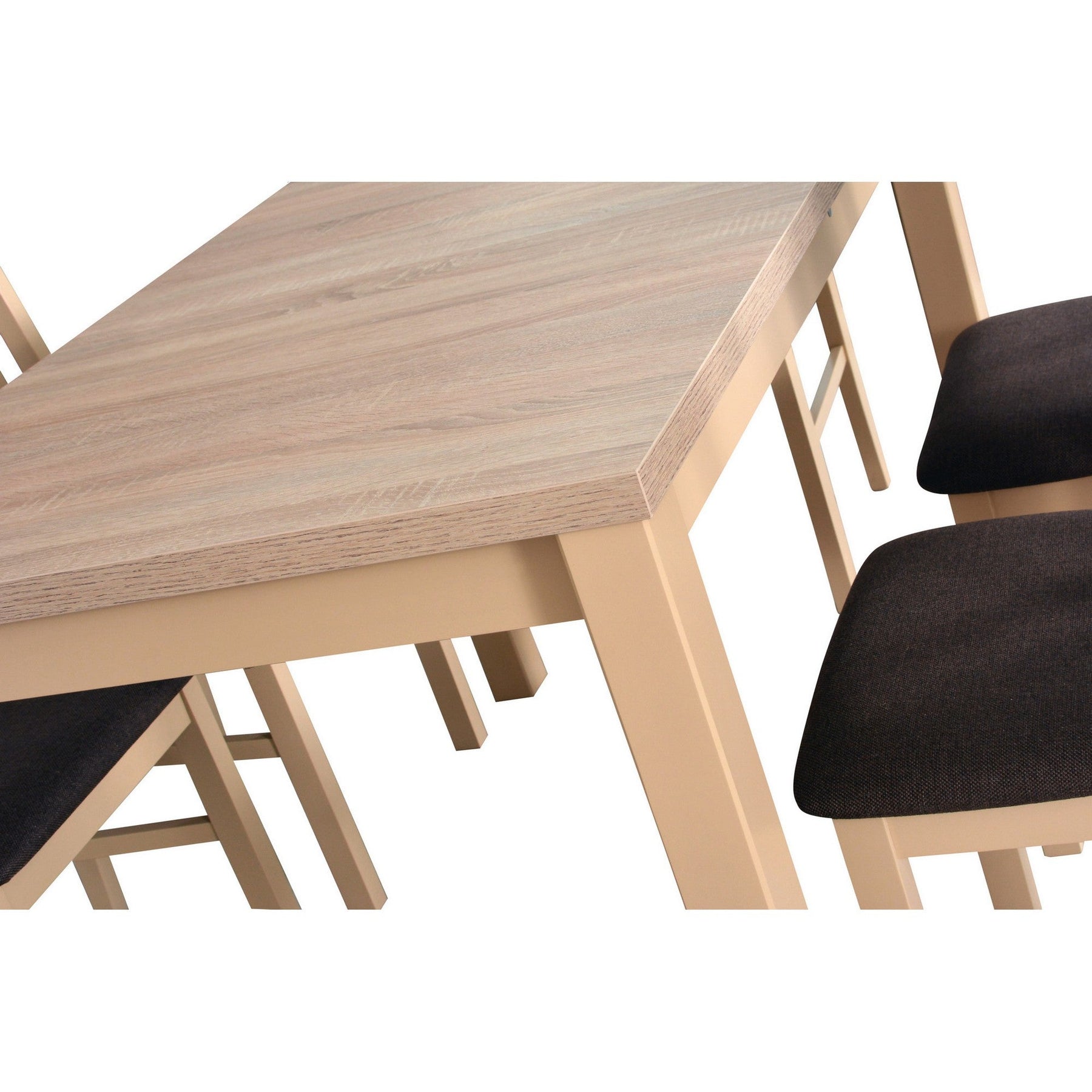 Masa extensibila MODENA 1, stejar sonoma, PAL laminat/lemn de fag, 140/180x80x78 cm
