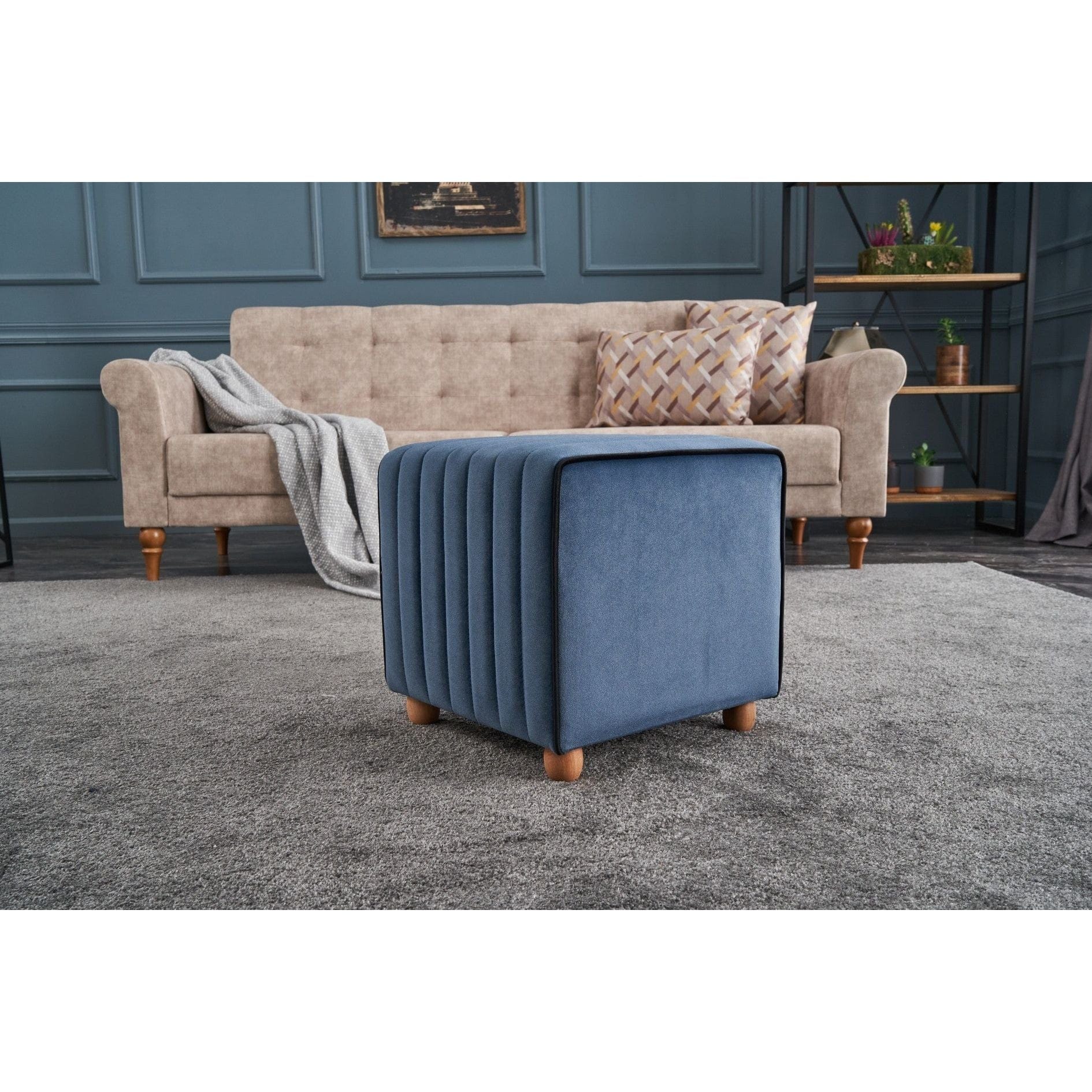 Taburet AMSTERDAM OCN-30208, albastru