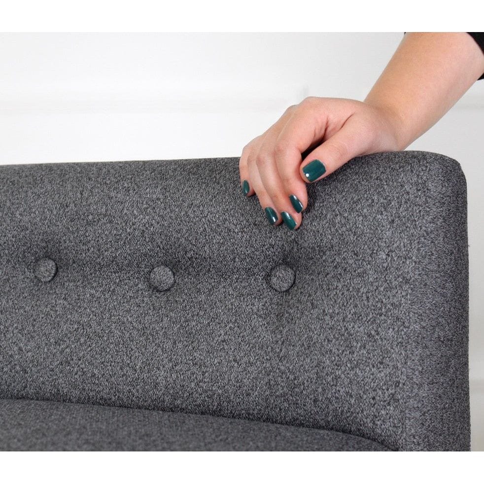 Taburet AMSTERDAM OCN-30255, gri inchis