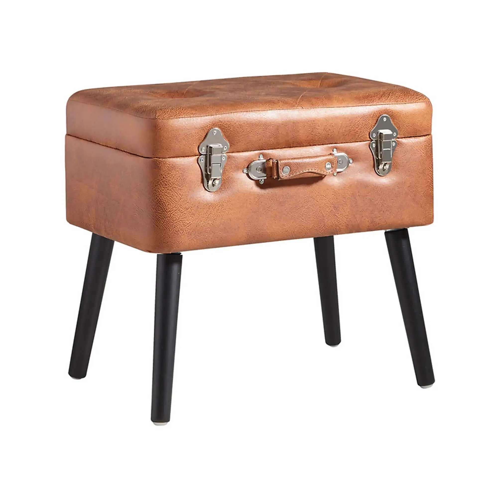 Taburet BERGEN OCN-28498, maro/negru